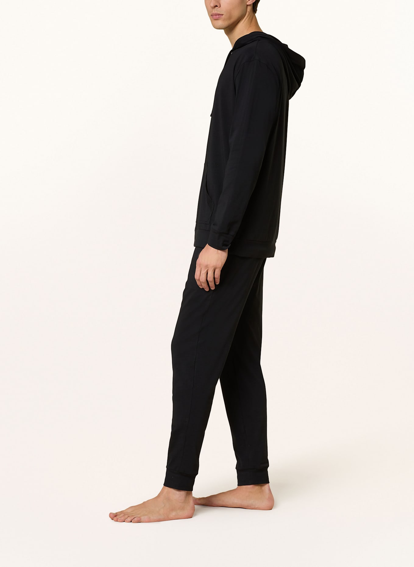 HUGO Schlafshirt LAZE: SCHWARZ