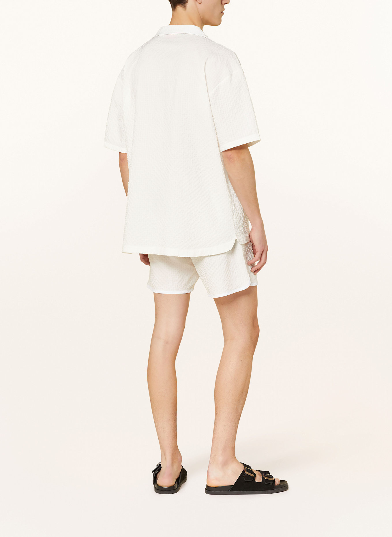 HUGO Resorthemd CHAFFLE Comfort Fit: ECRU