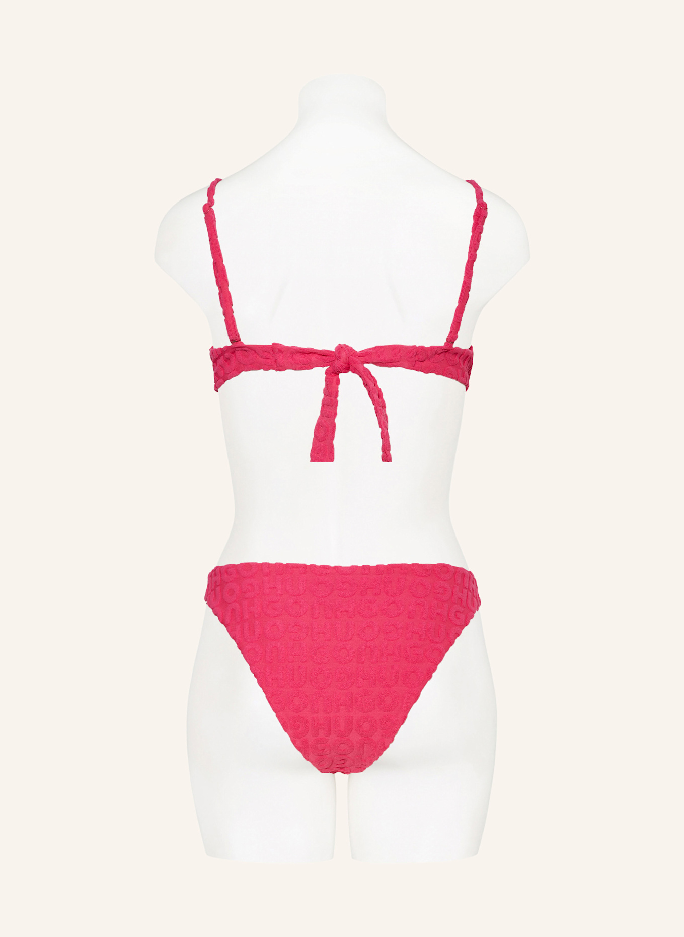 HUGO TOWEL basic bikini bottoms: PINK