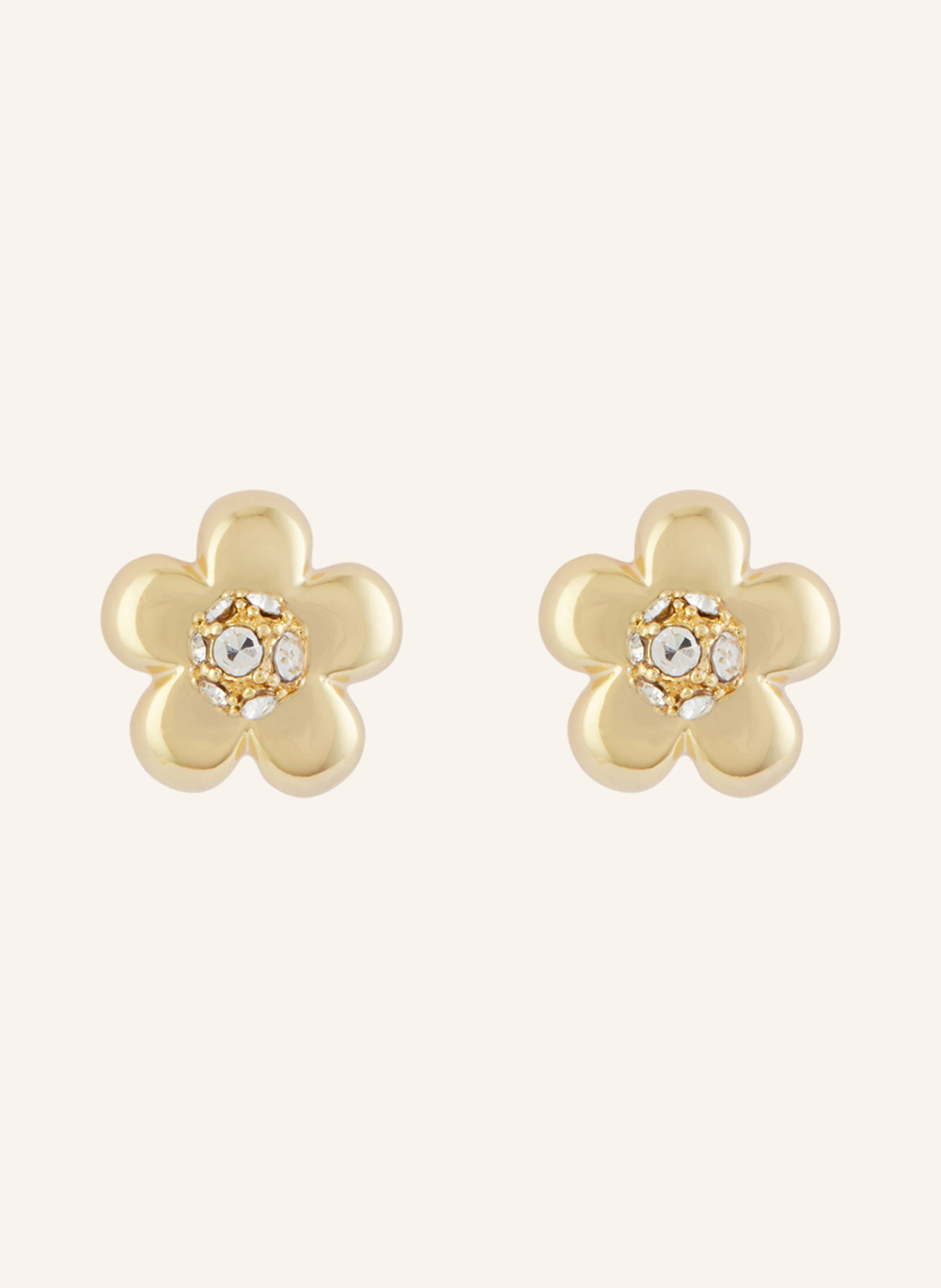 MARC JACOBS Ohrstecker THE DAISY EARRINGS: GOLD/ WEISS