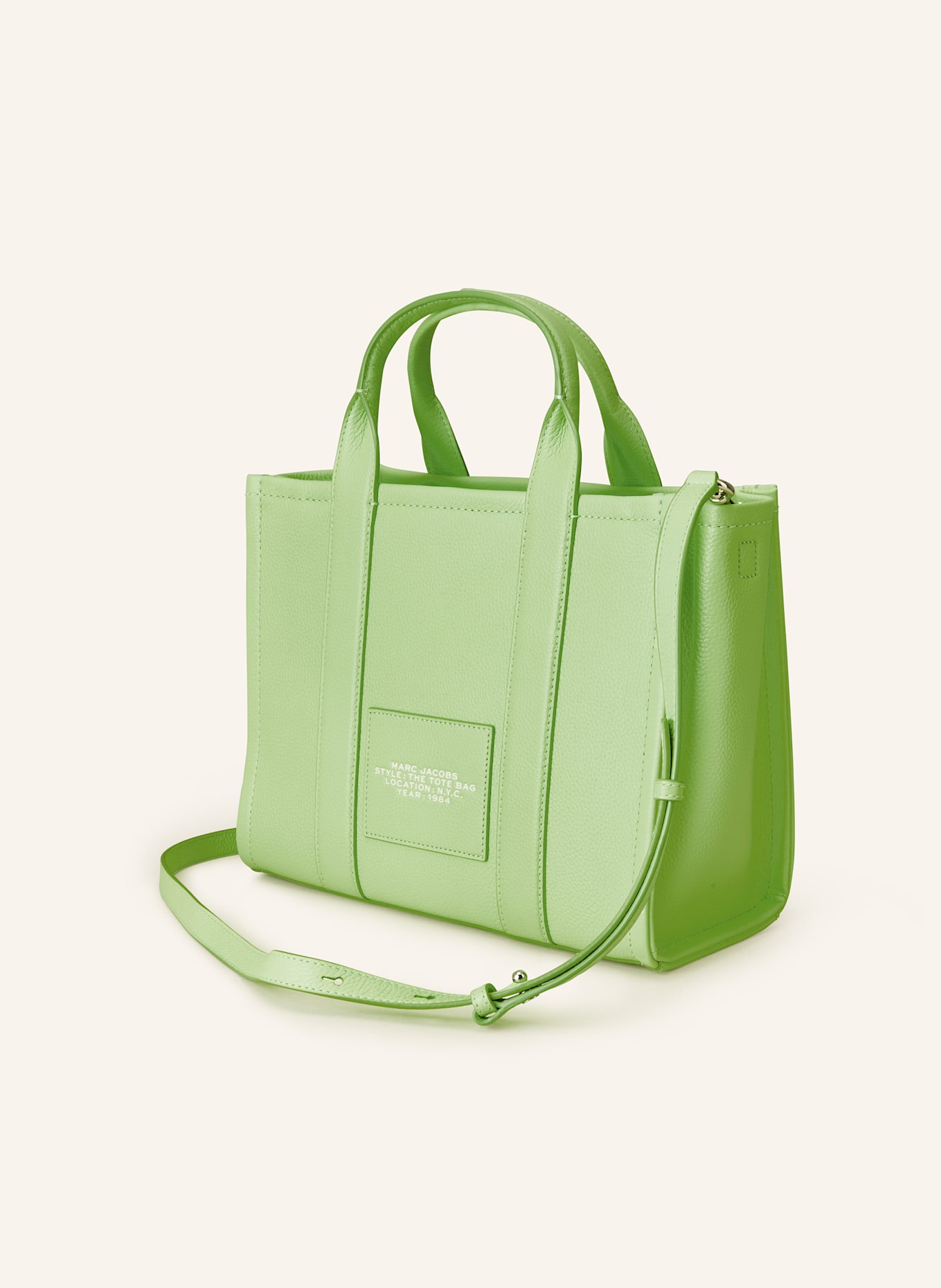 MARC JACOBS Torba shopper THE MEDIUM TOTE BAG: JASNOZIELONY