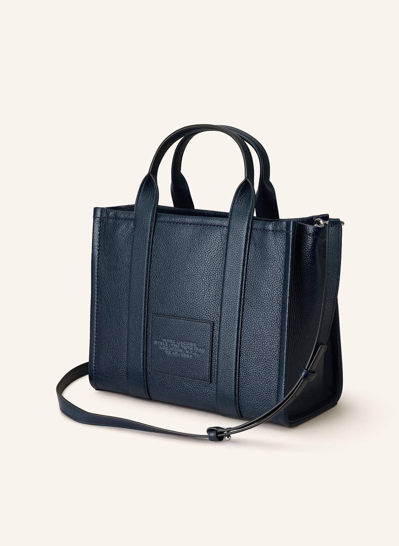 MARC JACOBS Shopper THE MEDIUM TOTE BAG: DUNKELBLAU