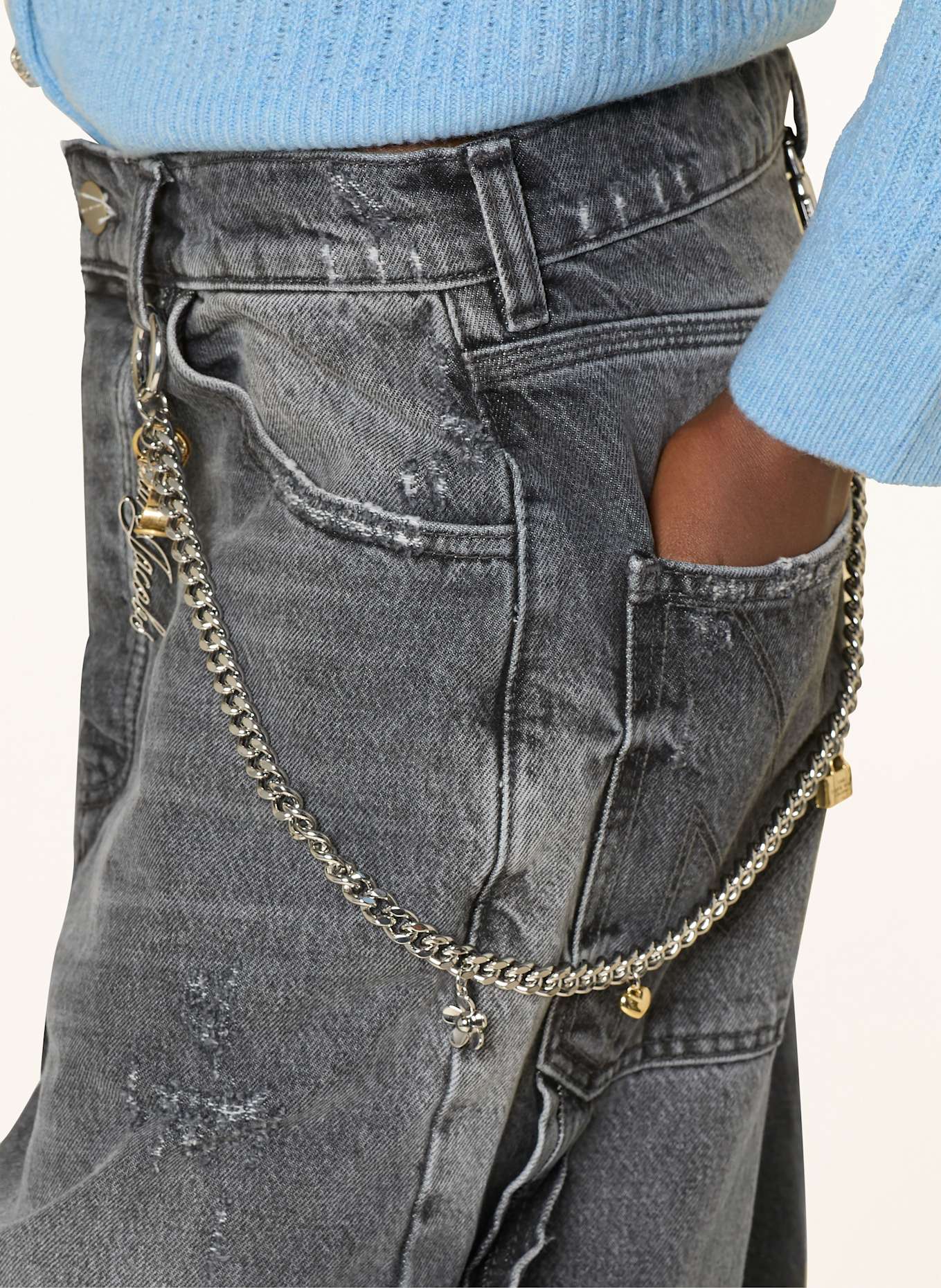 MARC JACOBS Jeans: 011 BLEACHED BLACK