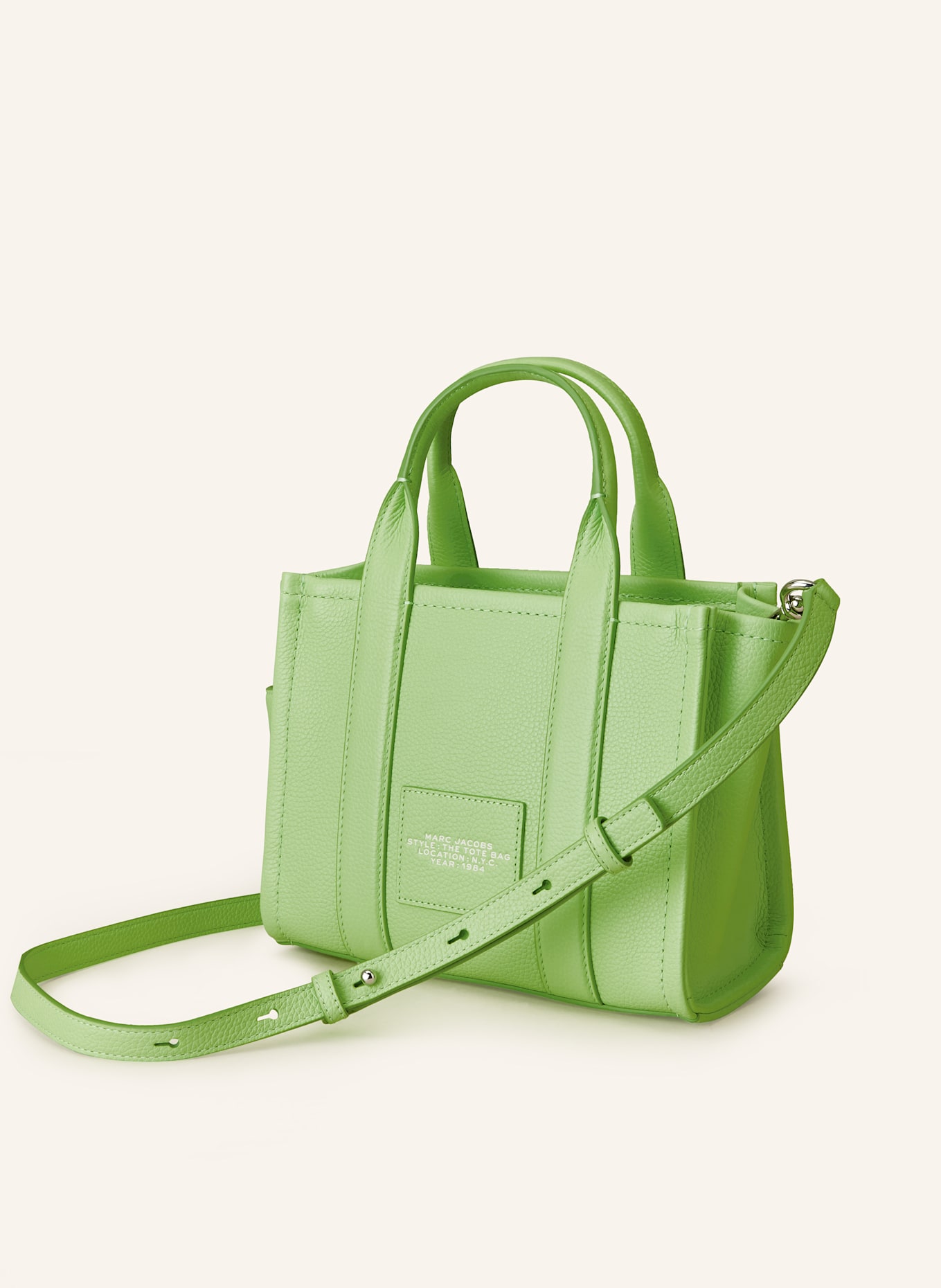 MARC JACOBS Torebka THE SMALL TOTE BAG: JASNOZIELONY