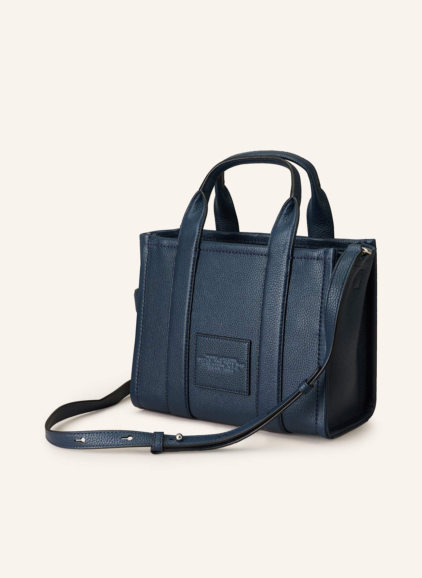 MARC JACOBS Handtasche THE SMALL TOTE BAG: DUNKELBLAU