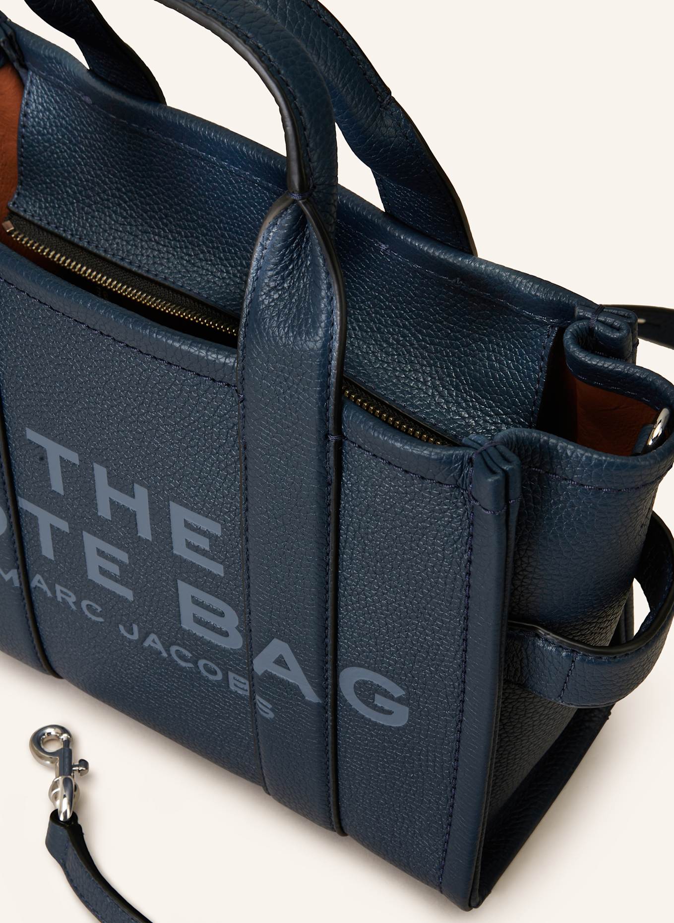 MARC JACOBS Handtasche THE SMALL TOTE BAG: DUNKELBLAU