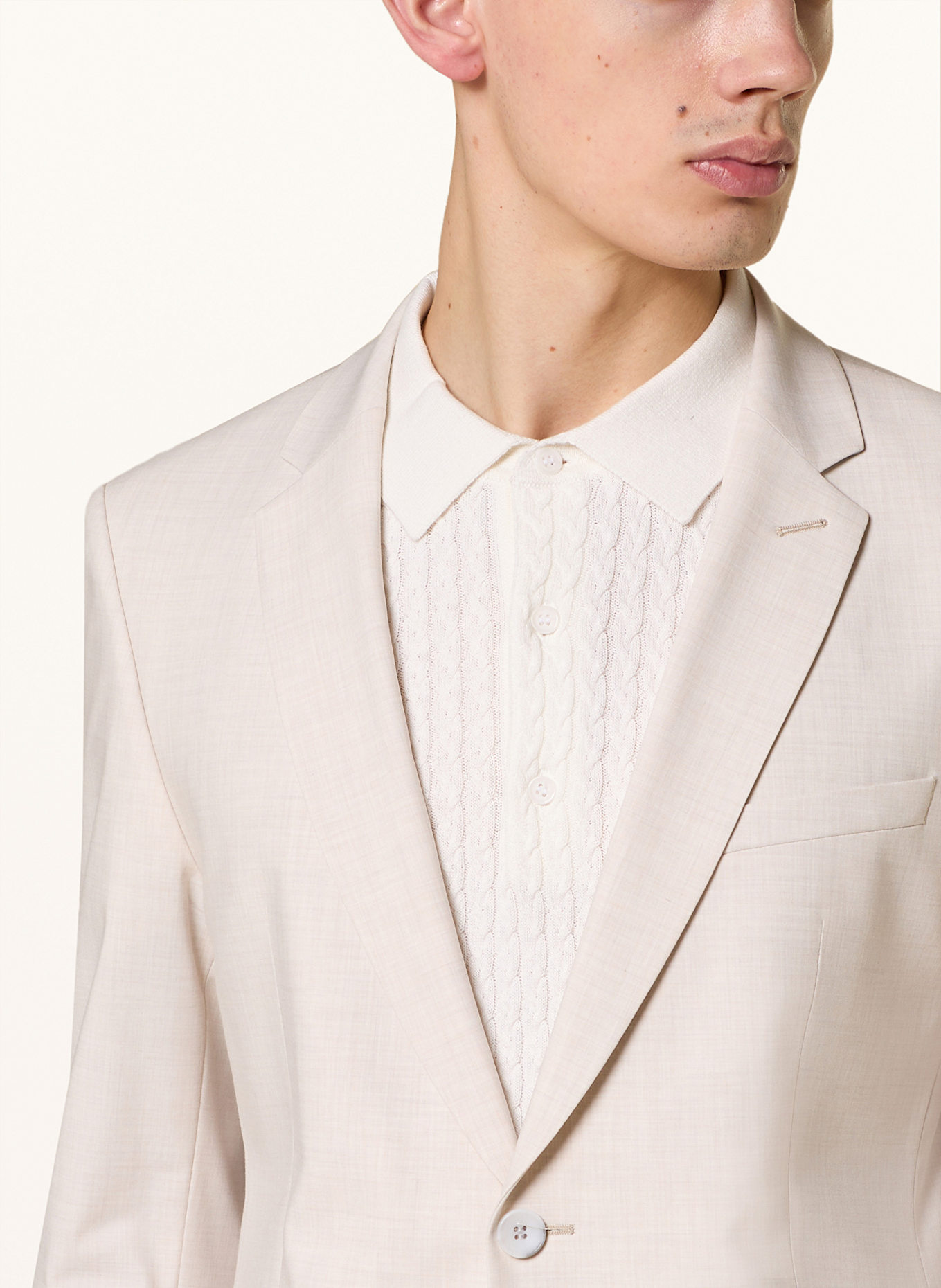 STRELLSON Anzugsakko ADRIEN Slim Fit: 279 Light Beige 279