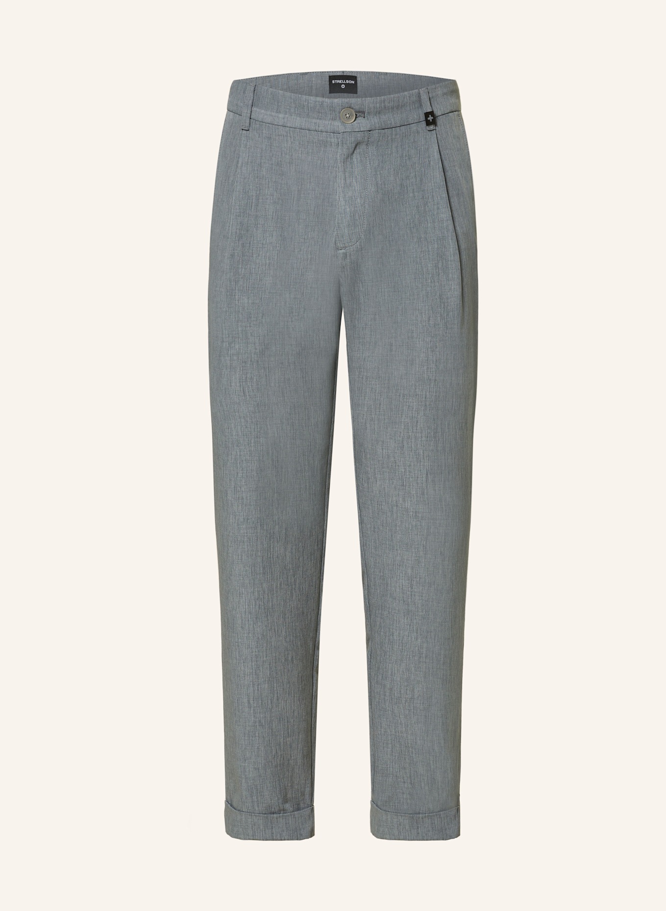 STRELLSON Chino LOUIS-W Relaxed Fit: GRAU