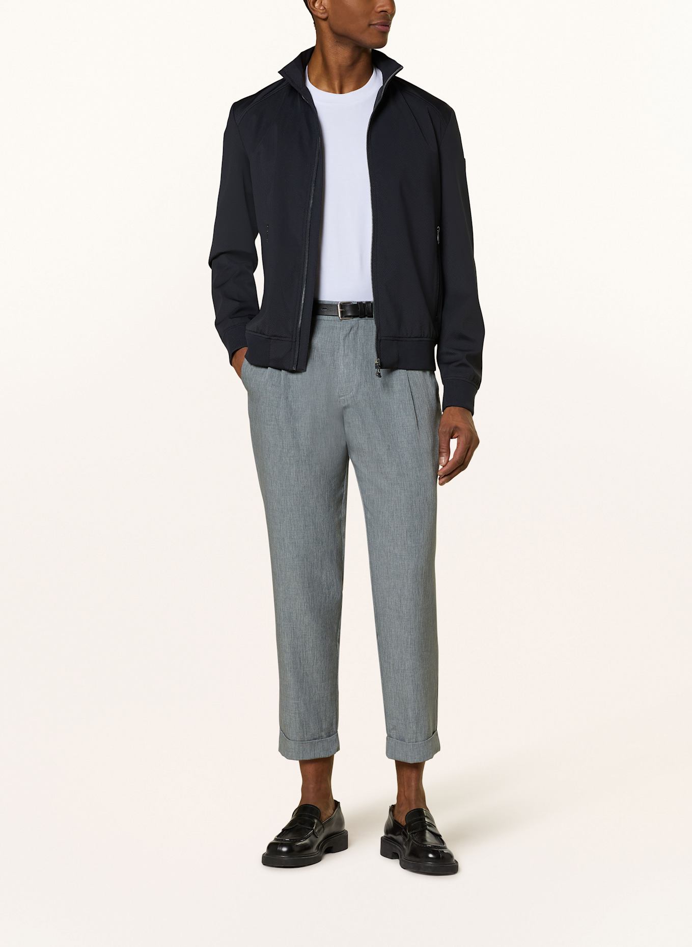 STRELLSON Chino LOUIS-W Relaxed Fit: GRAU