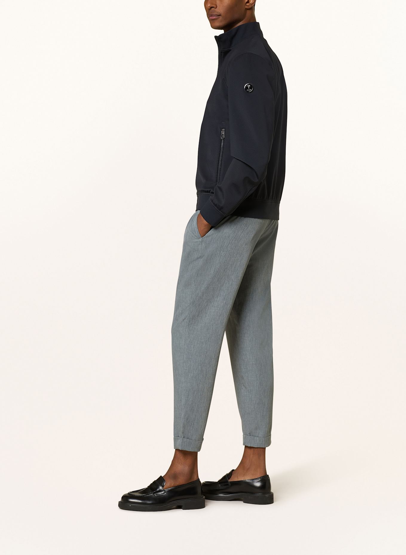 STRELLSON Chino LOUIS-W Relaxed Fit: GRAU