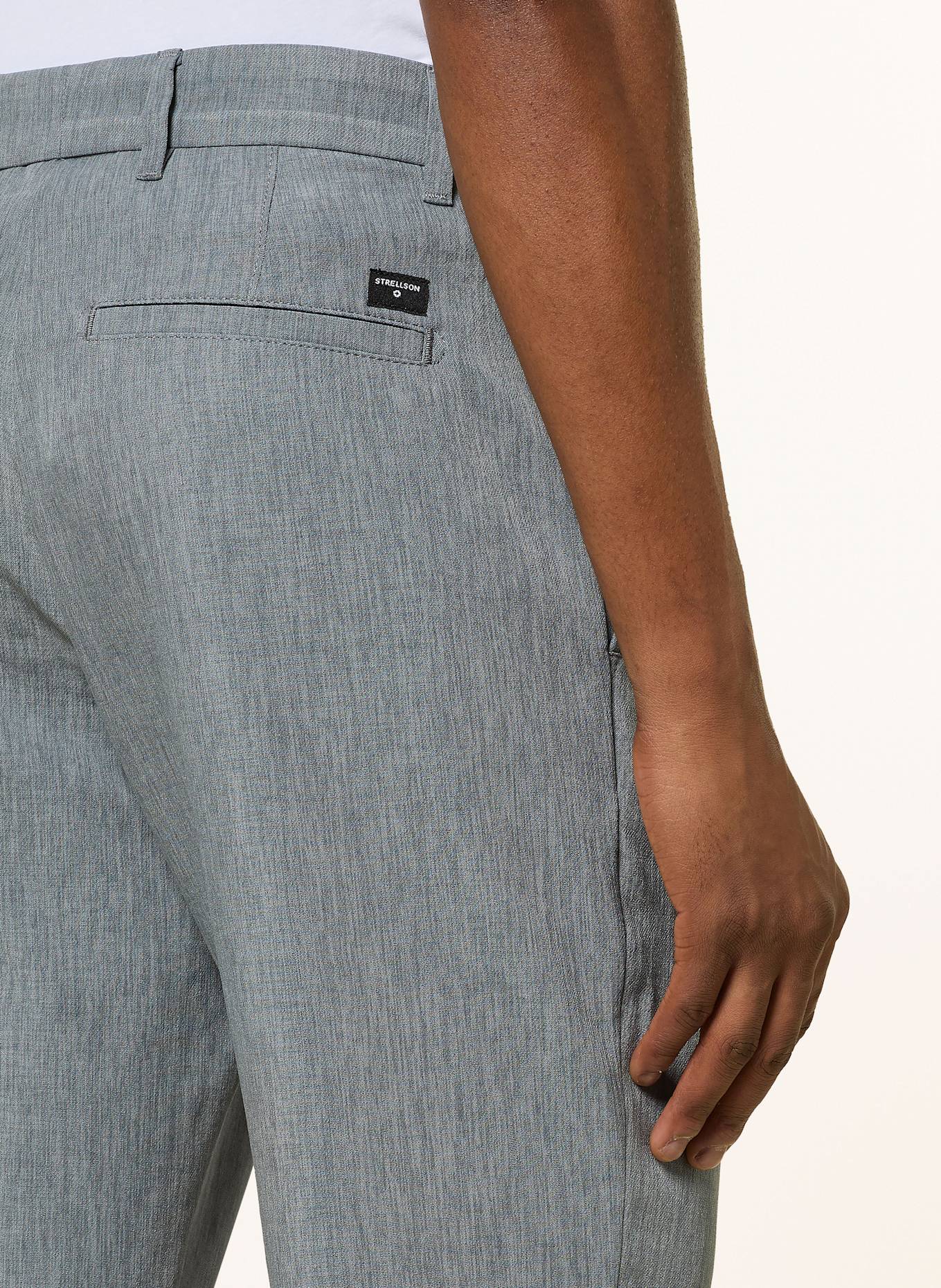 STRELLSON Chino LOUIS-W Relaxed Fit: GRAU