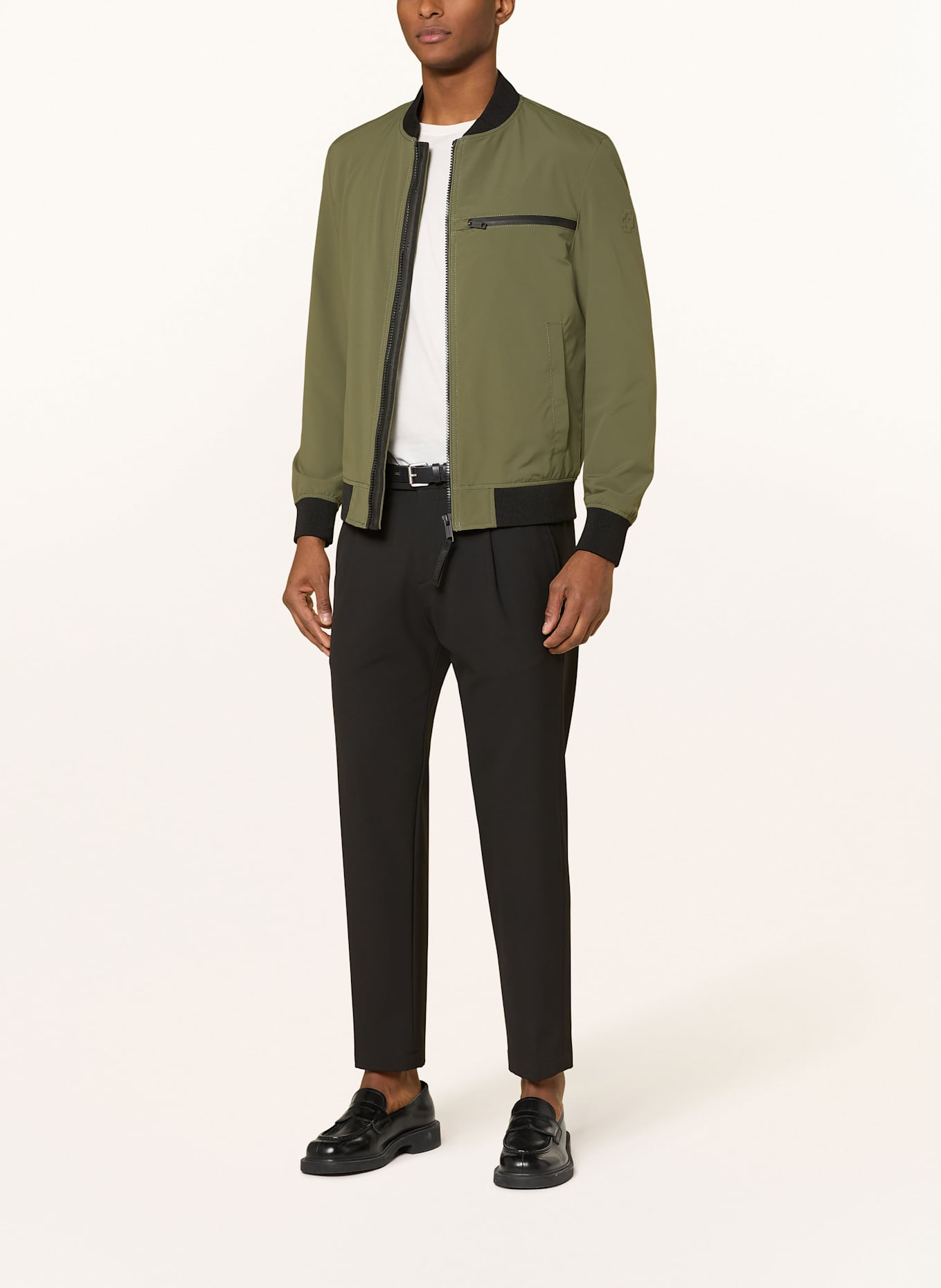 STRELLSON Blouson CLEARWATER: DUNKELGRÜN