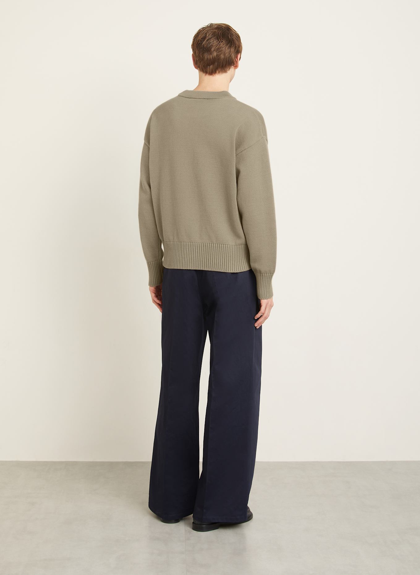 AMI PARIS Sweater: KHAKI