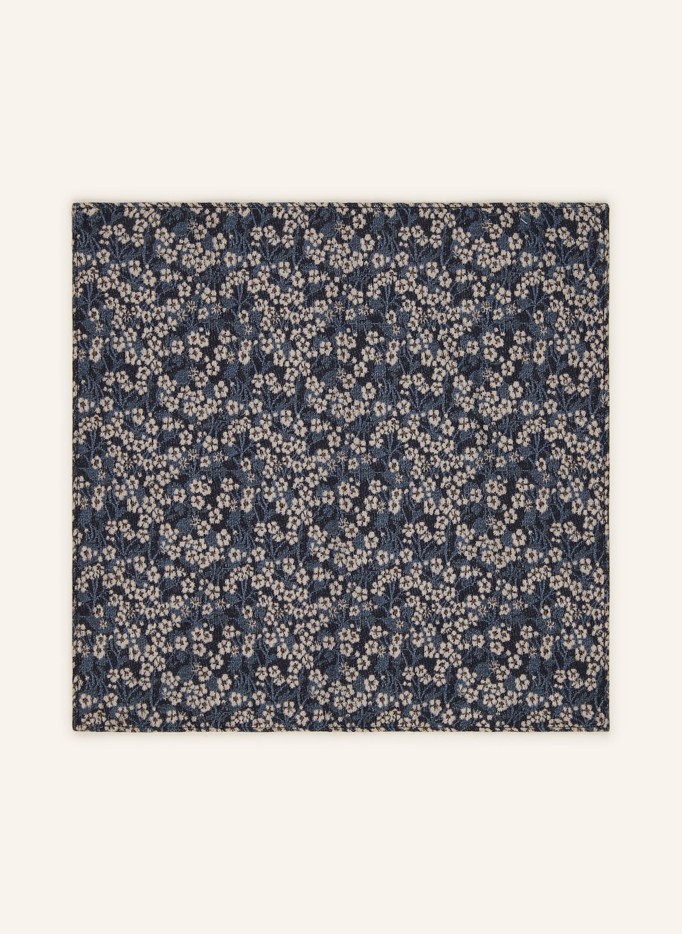 CG - CLUB of GENTS Set: Fliege und Einstecktuch CG PIXTON-N: DUNKELBLAU / CREME