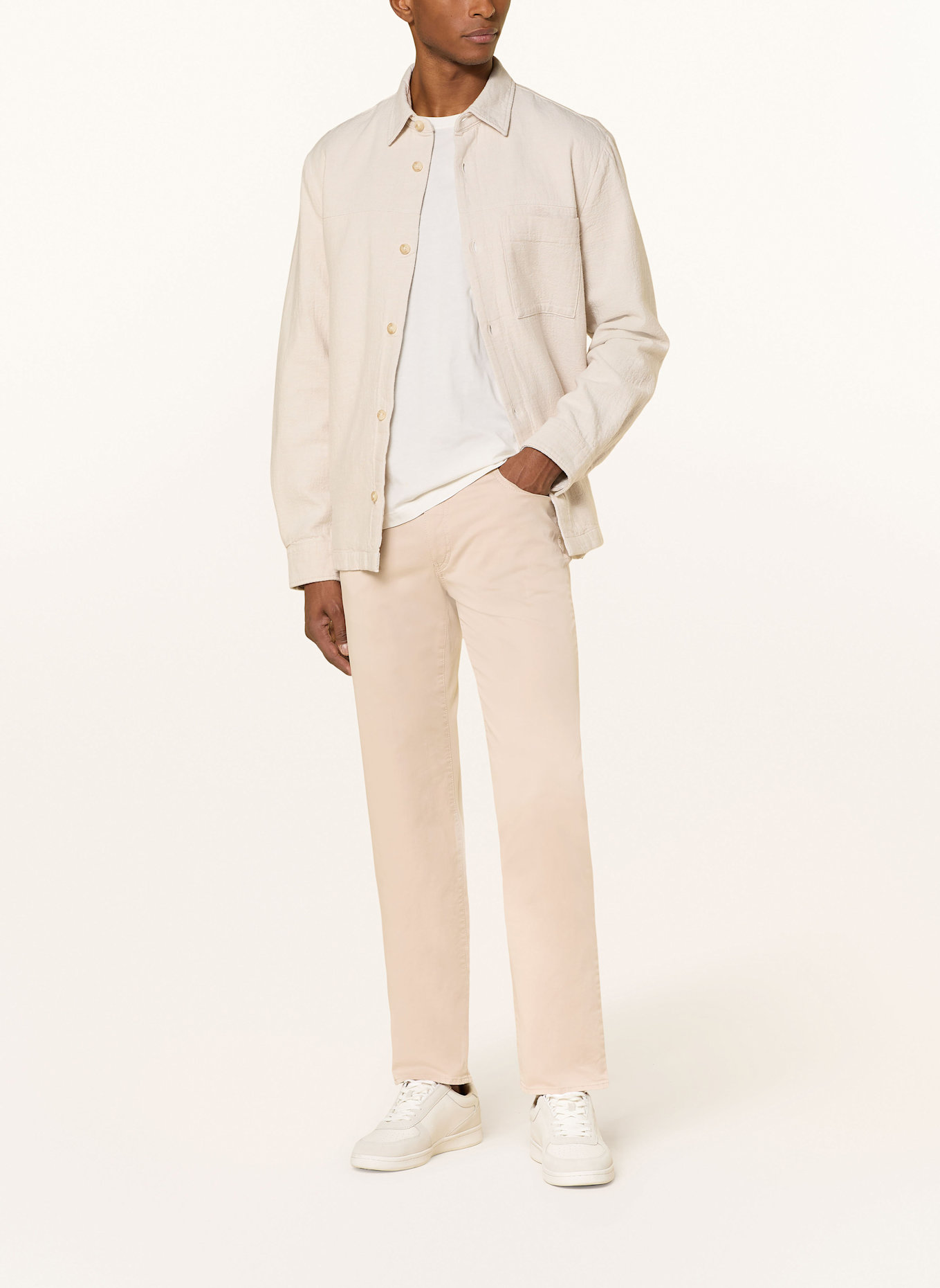 BRAX Hose CADIZ U Straight Fit, Farbe: BEIGE (Bild 2)