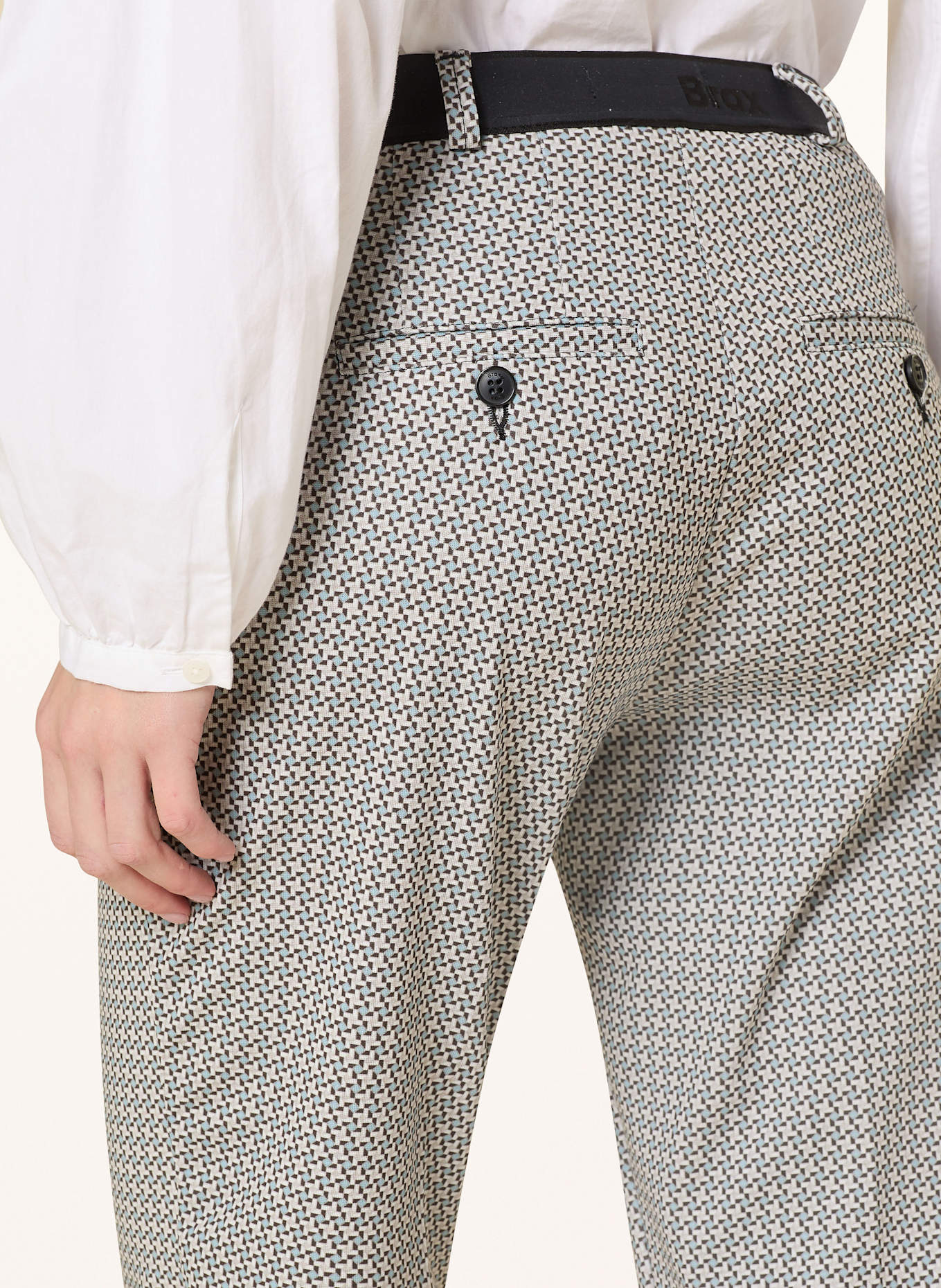 BRAX Hose MARON S: GRAU/ BLAUGRAU/ DUNKELBLAU