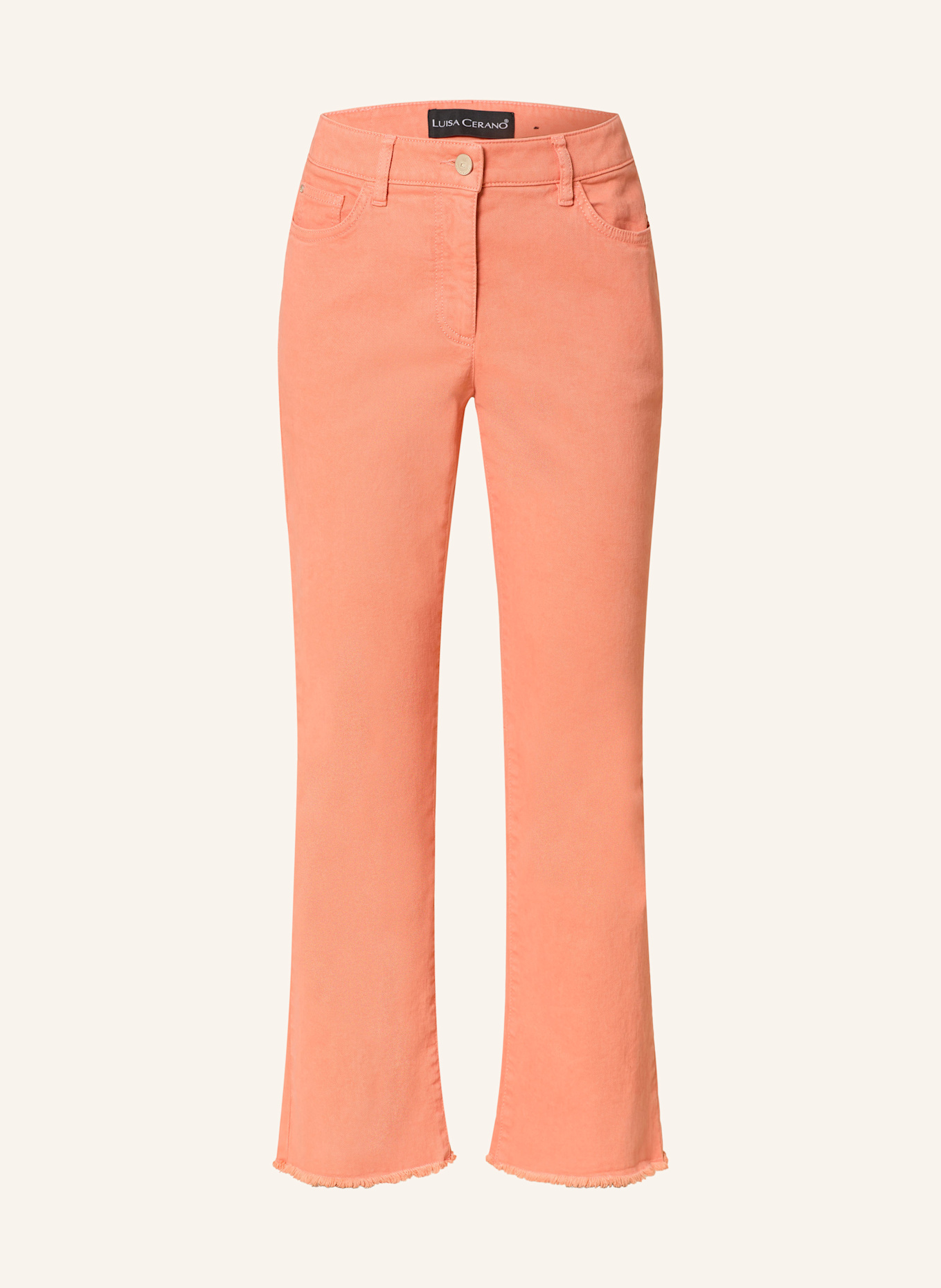 LUISA CERANO Flared Jeans EASY KICK: ORANGE