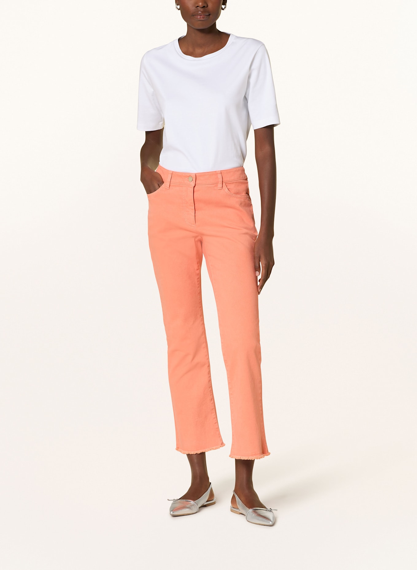 LUISA CERANO Flared Jeans EASY KICK: ORANGE