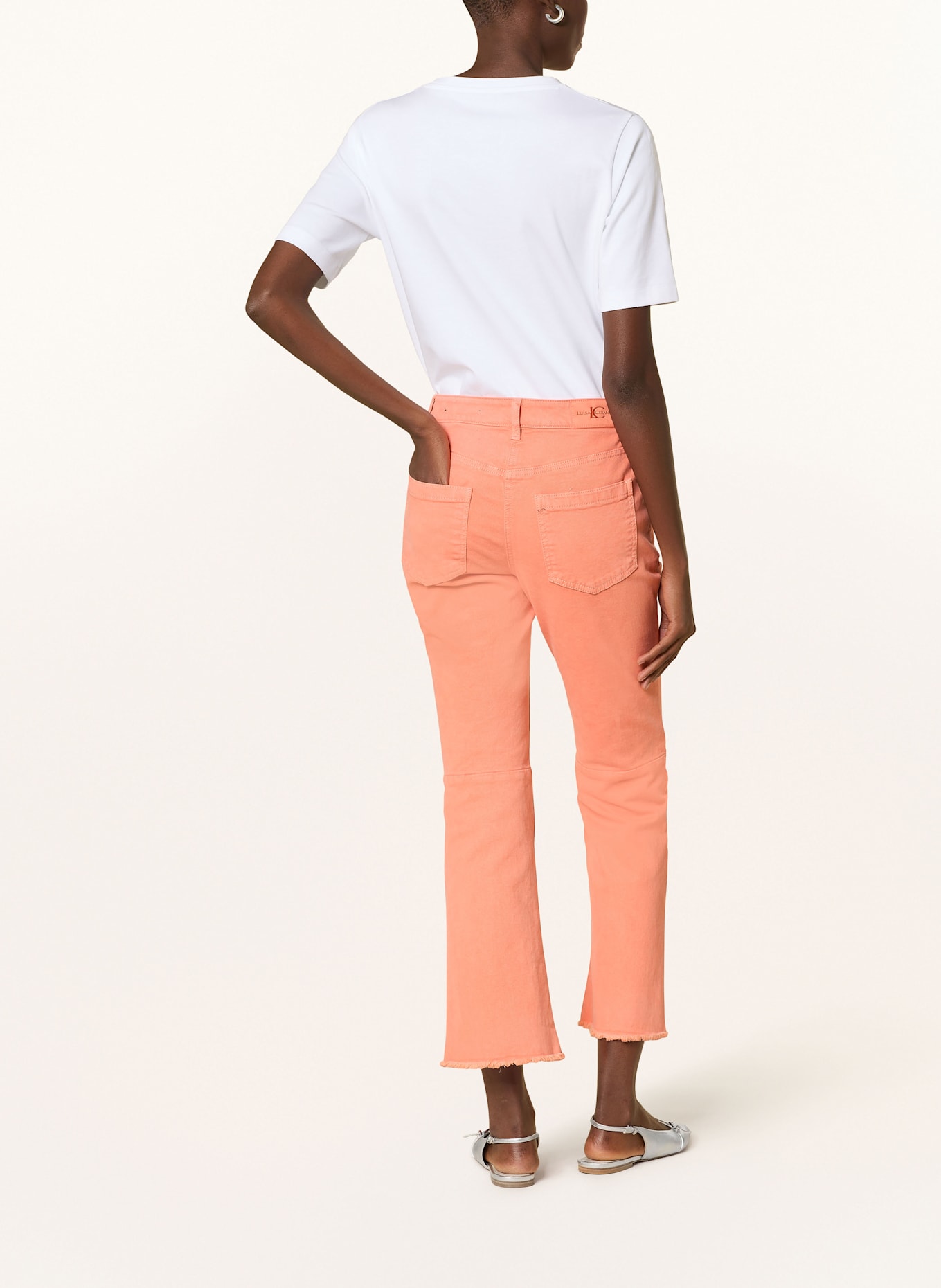 LUISA CERANO Flared Jeans EASY KICK: ORANGE