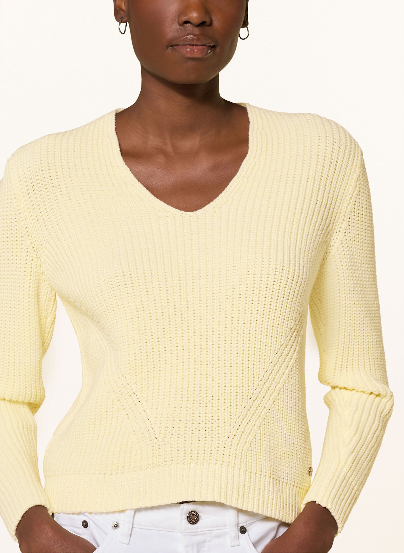 MARC CAIN Pullover: HELLGELB
