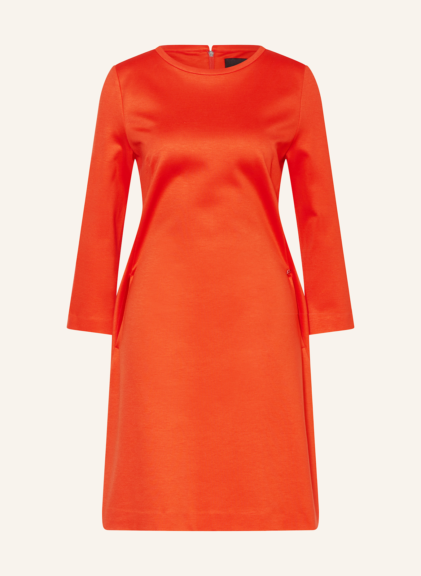 MARC CAIN Jerseykleid mit 3/4-Arm: ROT