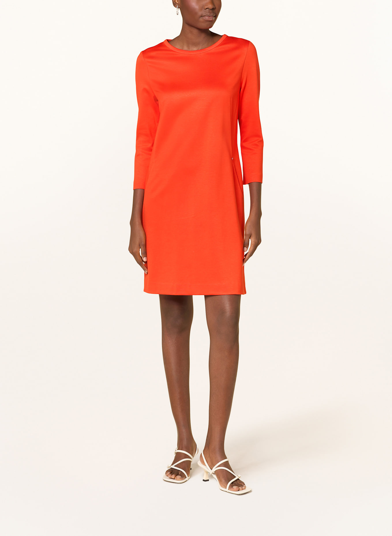 MARC CAIN Jerseykleid mit 3/4-Arm: ROT