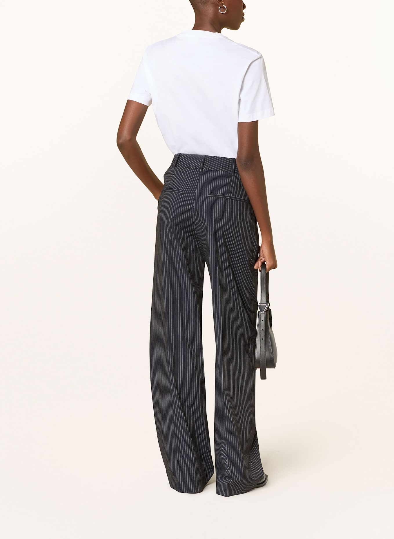 JOOP! Marlenehose PARIS: DUNKELBLAU / WEISS