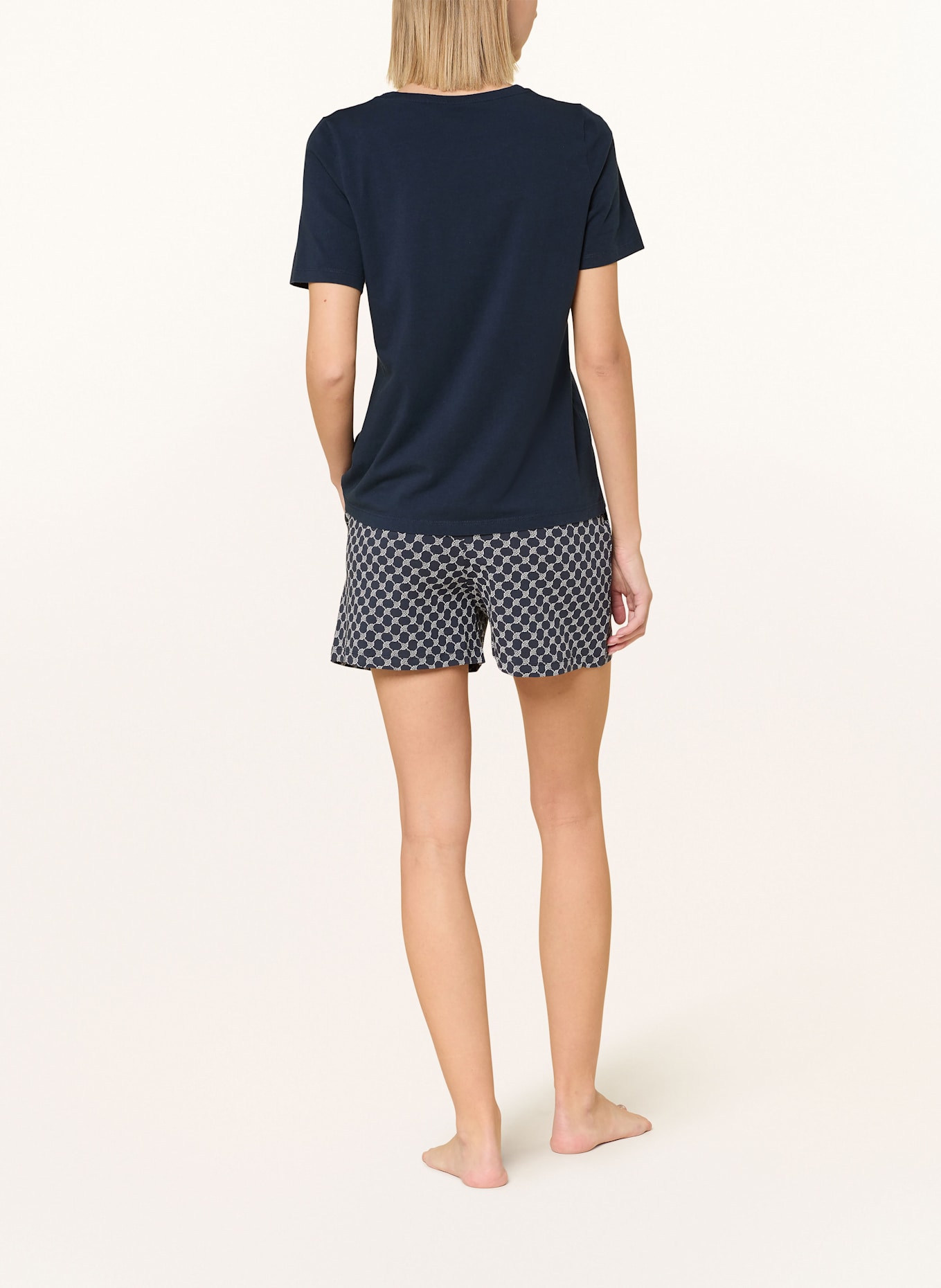 JOOP! Schlafshorts: DUNKELBLAU / WEISS