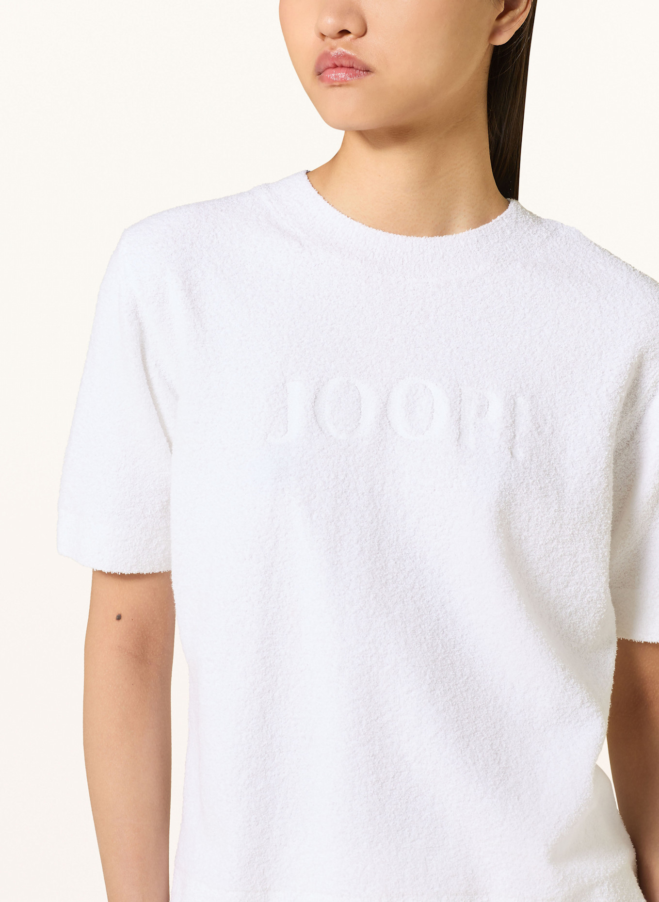 JOOP! KALIKA terry cloth T-shirt: WHITE