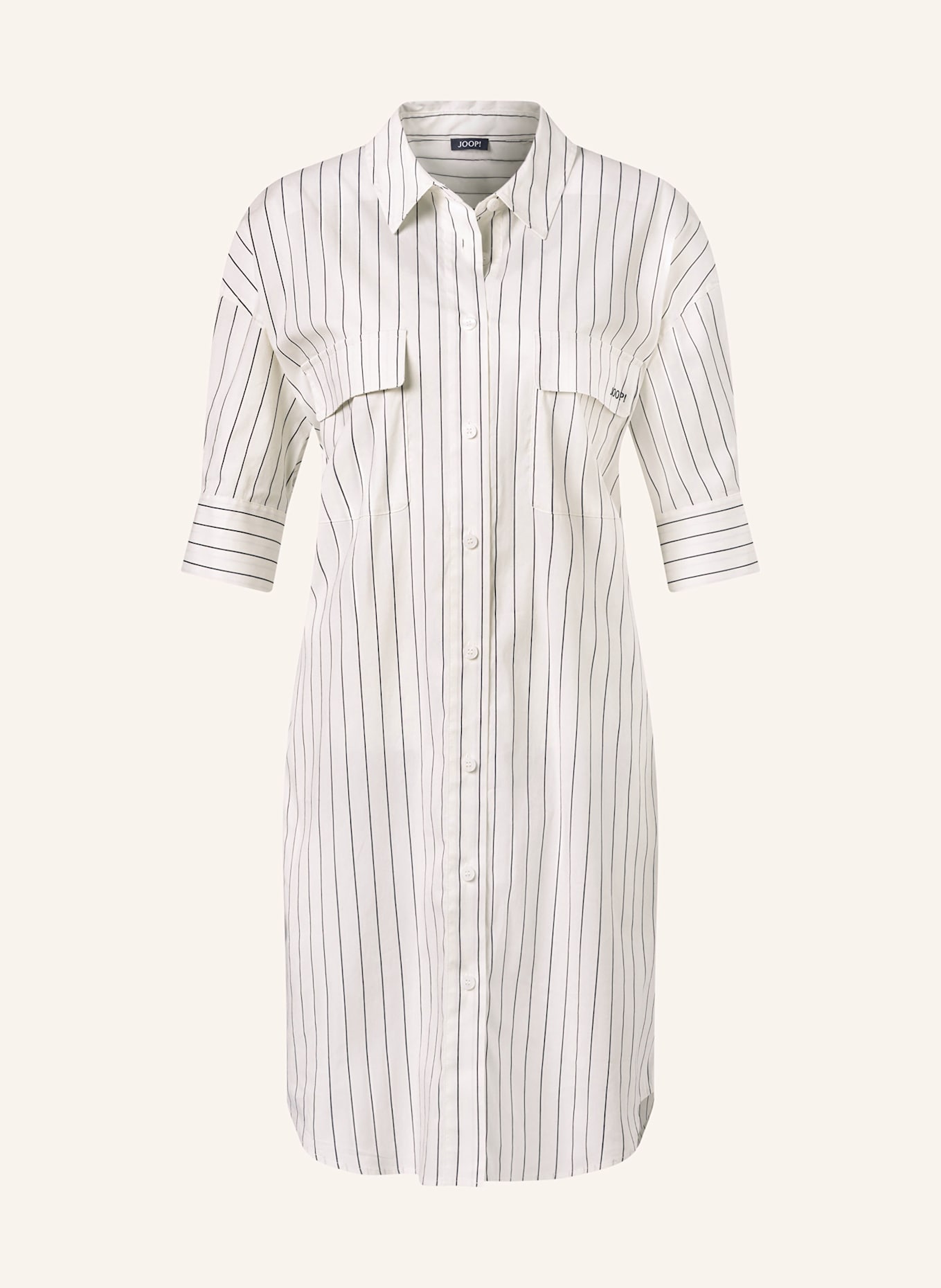 JOOP! Hemdblusenkleid DAFINYA: WEISS/ SCHWARZ