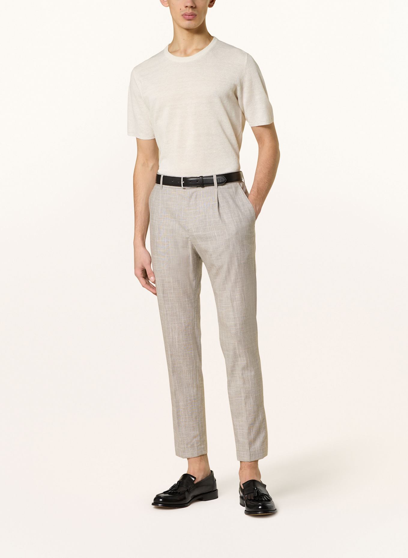 JOOP! Oblekové kalhoty LESTER Extra Slim Fit: 260 Medium Beige               260