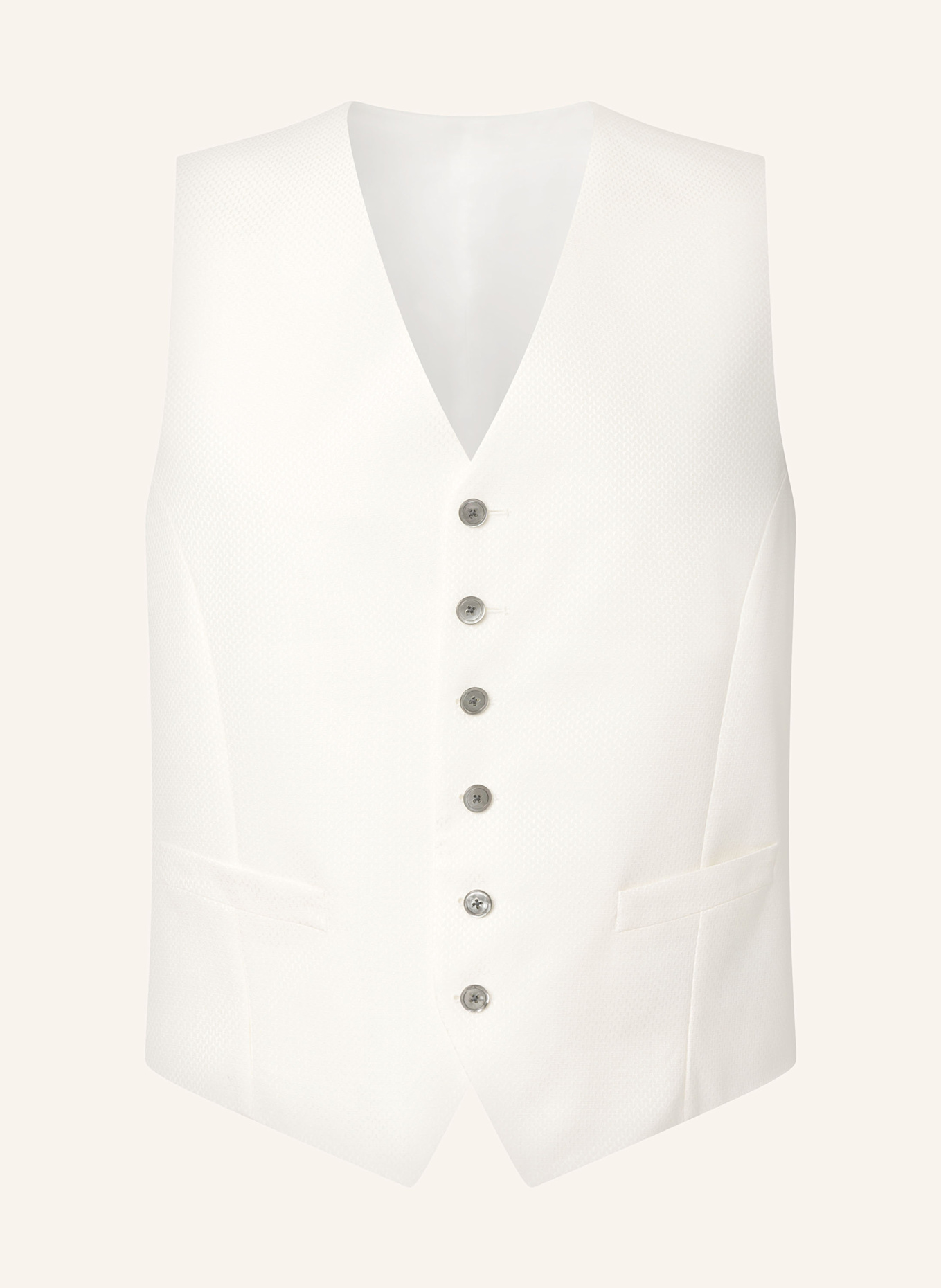 JOOP! Anzugweste Extra Slim Fit: CREME
