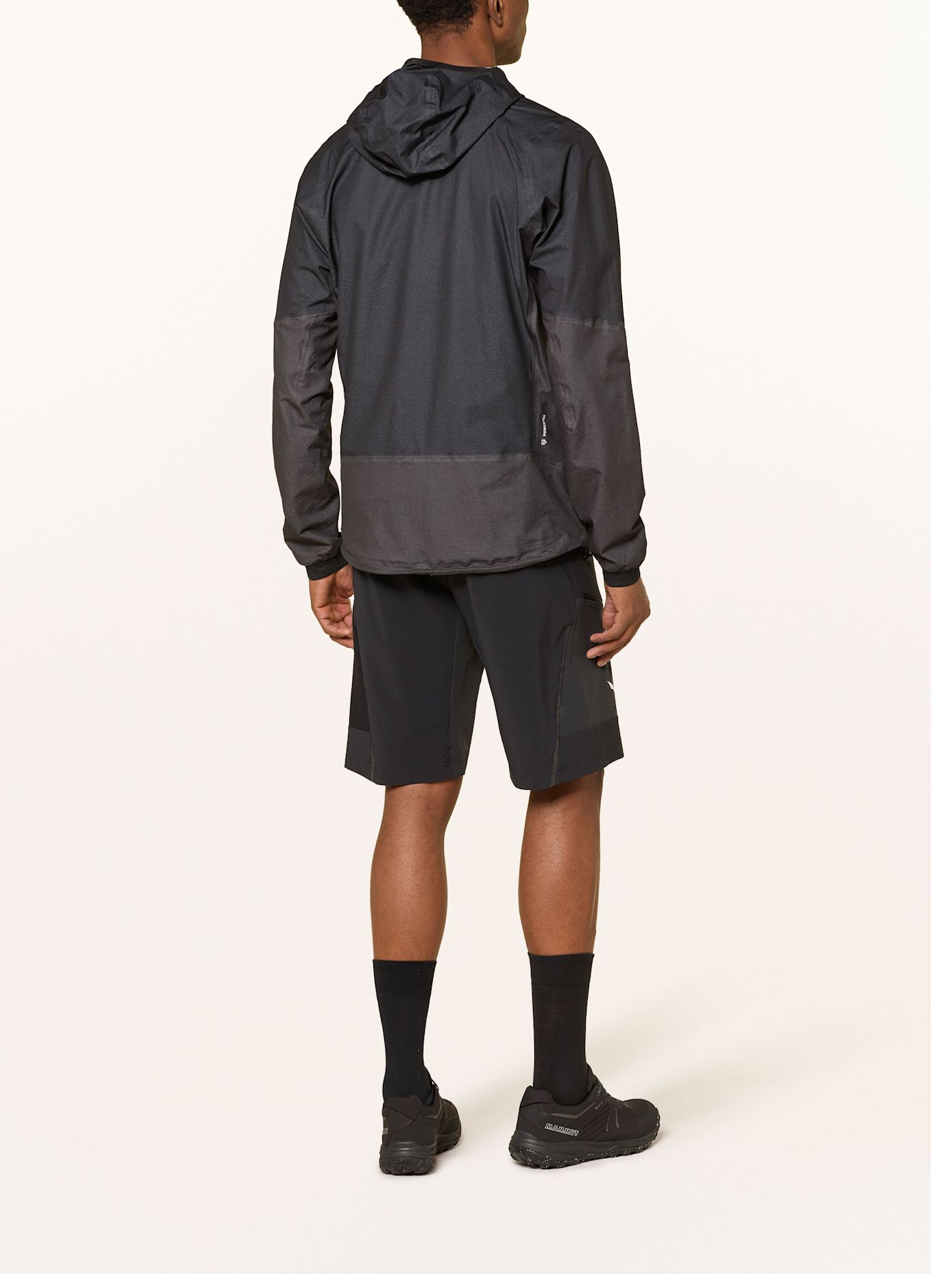 SALEWA Funktionsjacke PEDROC 2.5L POWERTEX LIGHT: SCHWARZ / DUNKELGRAU