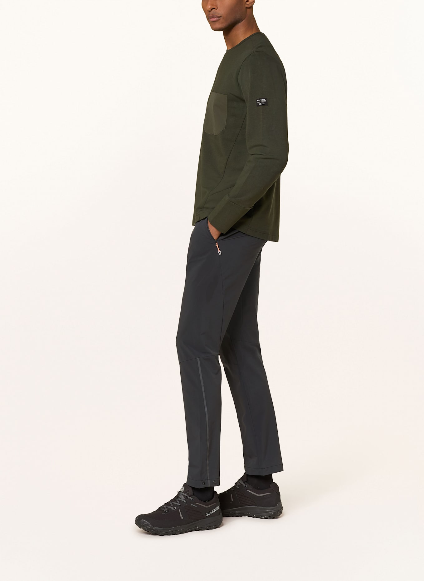 SALEWA Spodnie trekkingowe PEDROC 4 DURASTRETCH: CZARNY