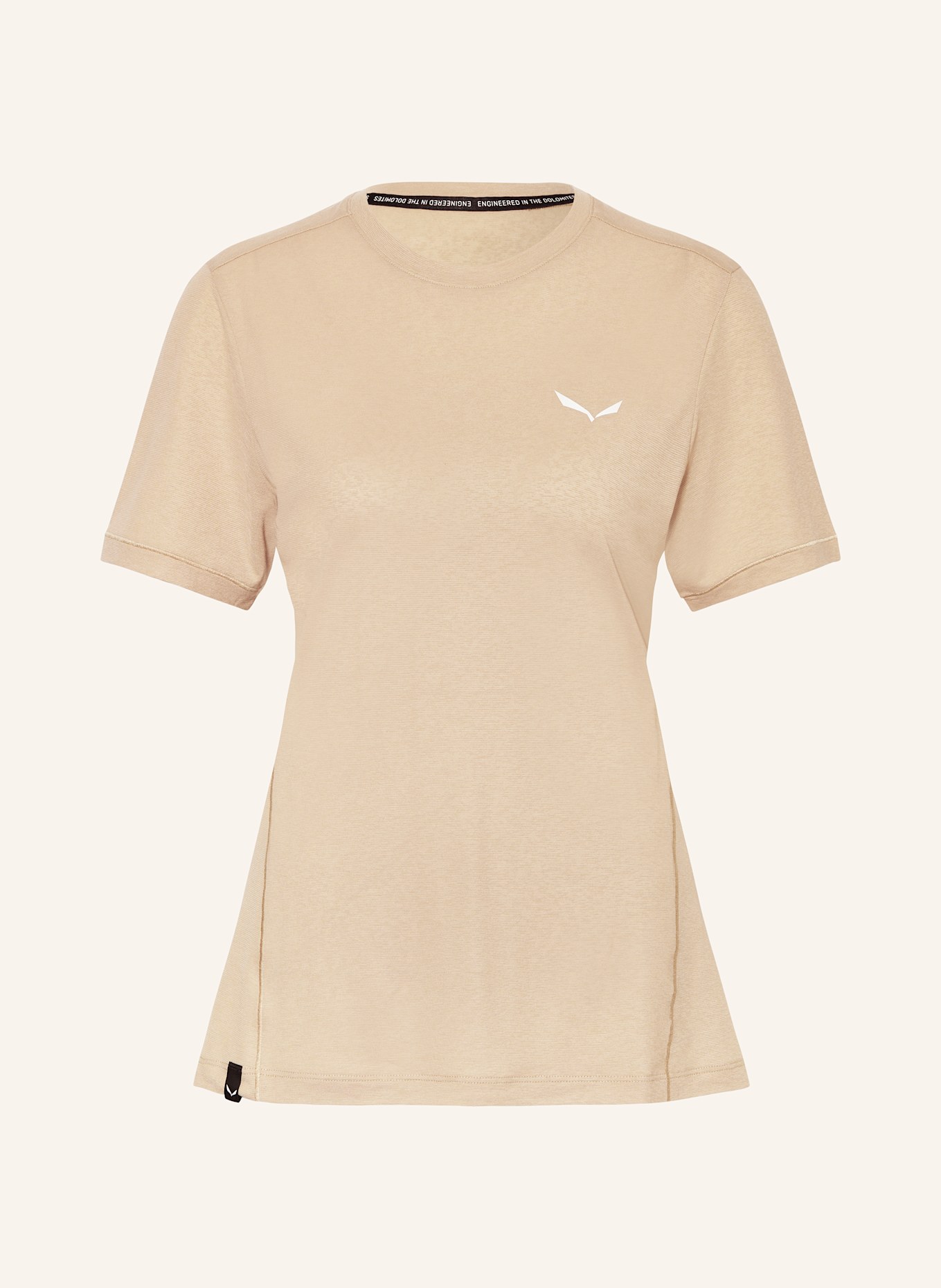 SALEWA T-shirt PUEZ DRY'TON: LIGHT BROWN