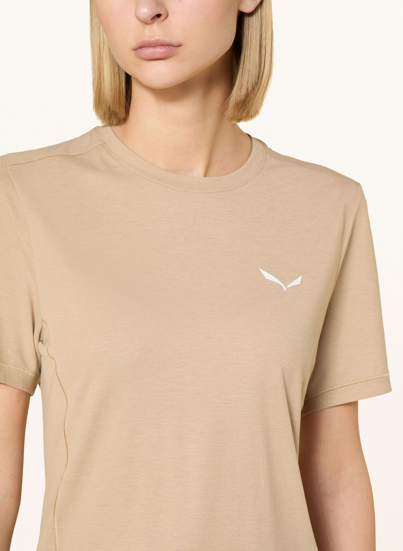 SALEWA T-shirt PUEZ DRY'TON: LIGHT BROWN