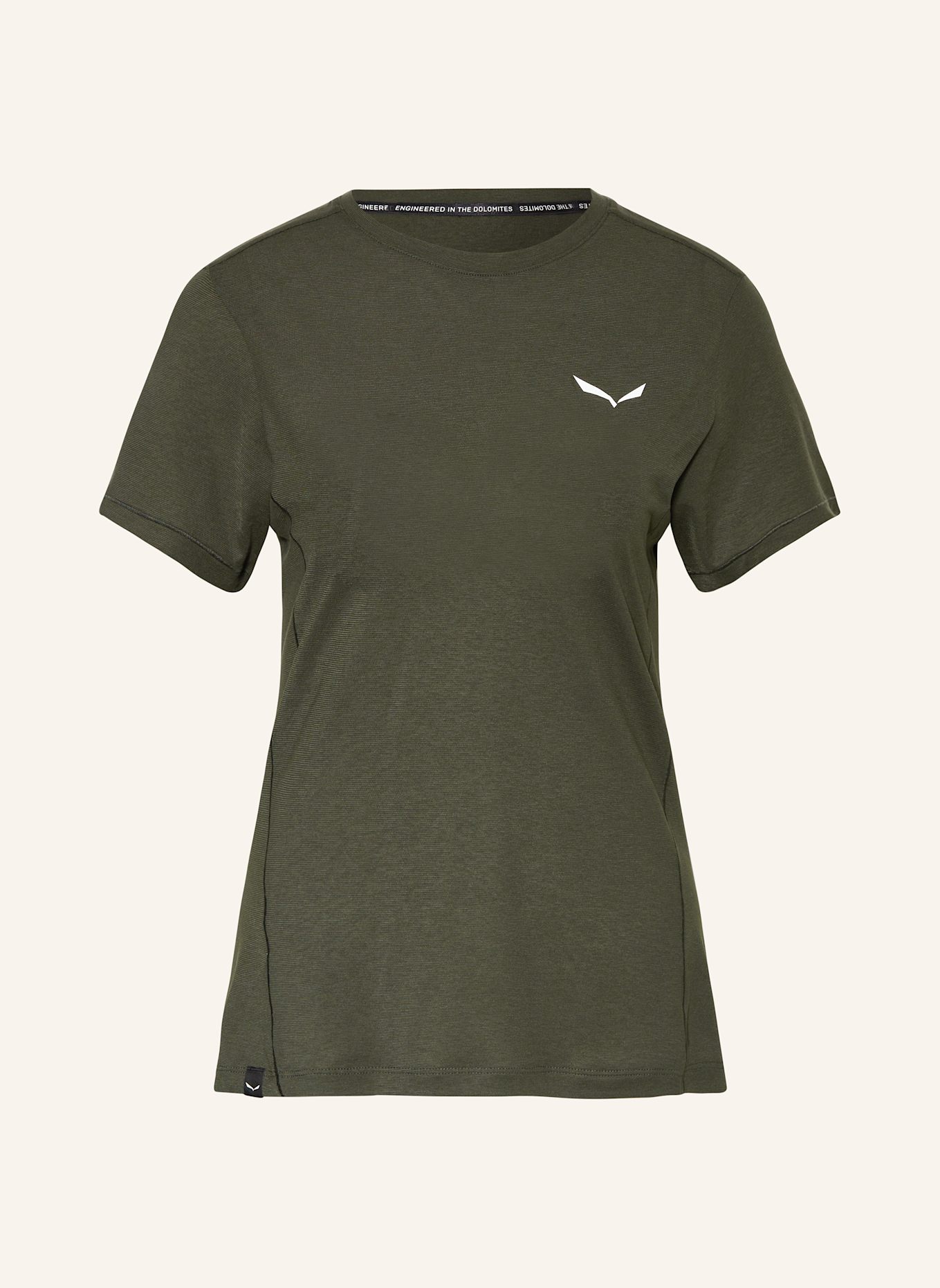 SALEWA T-Shirt PUEZ DRY'TON: DUNKELGRÜN