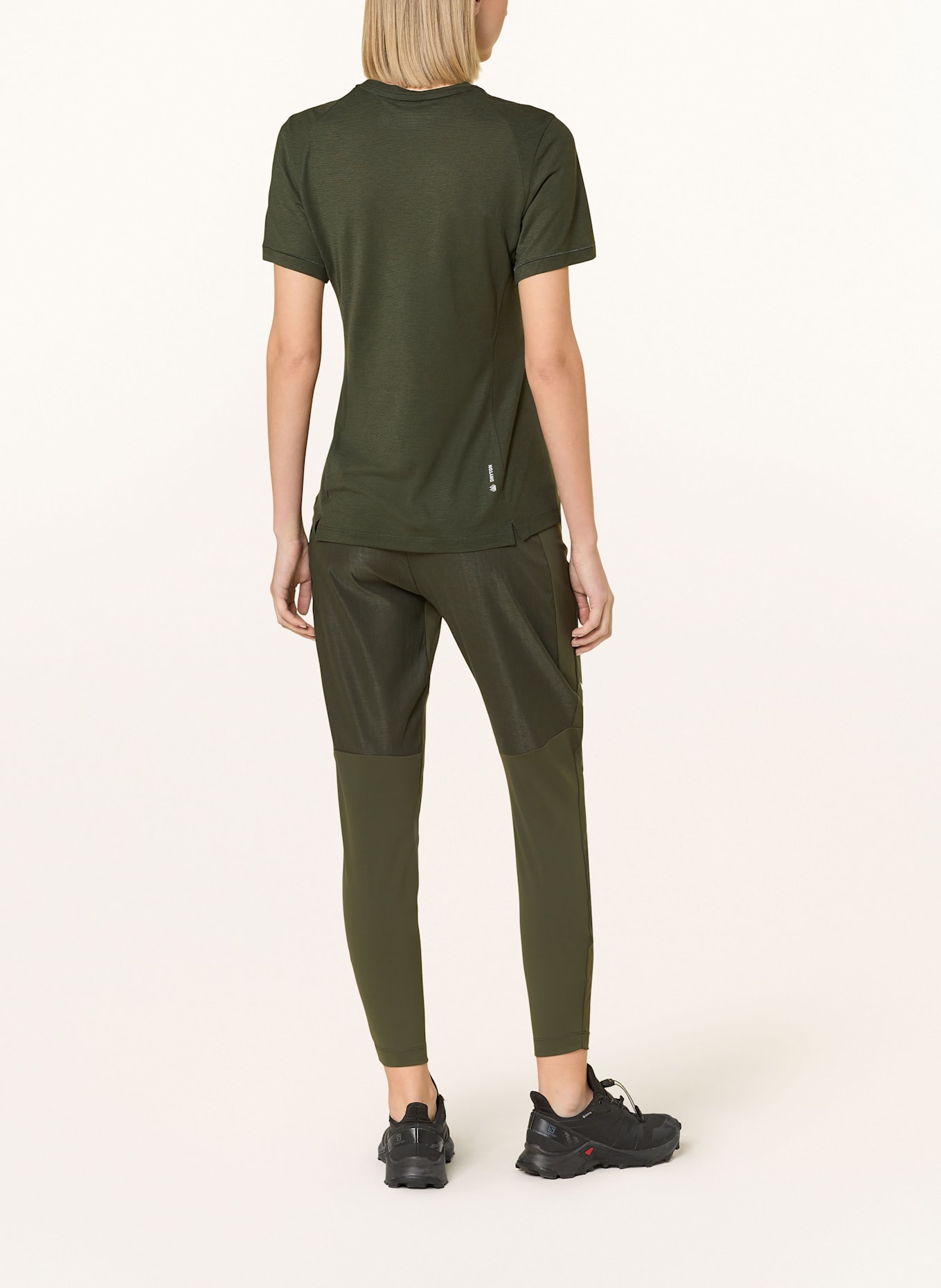 SALEWA T-Shirt PUEZ DRY'TON: DUNKELGRÜN