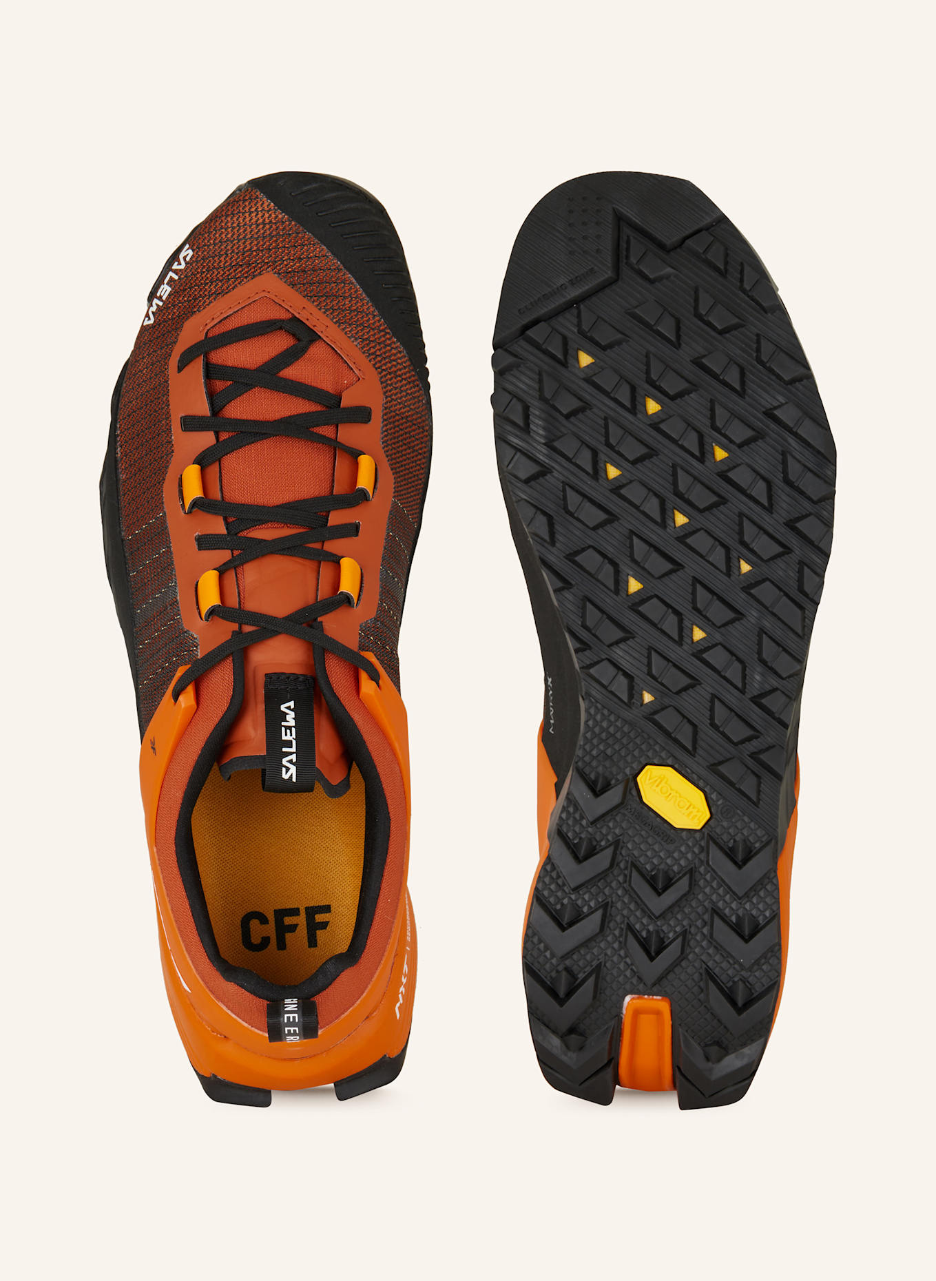 SALEWA Wanderschuhe WILDFIRE: ORANGE / SCHWARZ