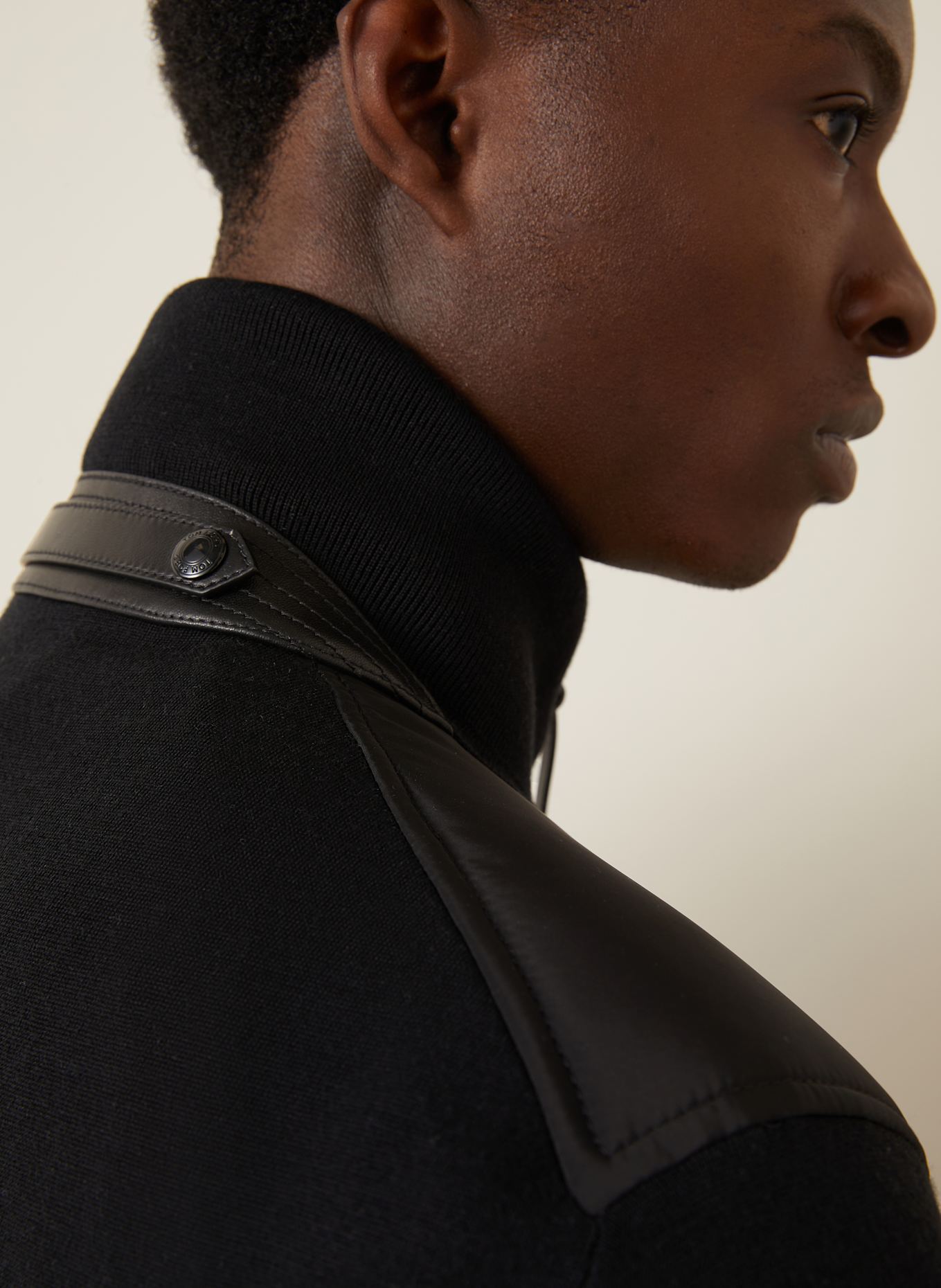 TOM FORD Blouson im Materialmix: SCHWARZ