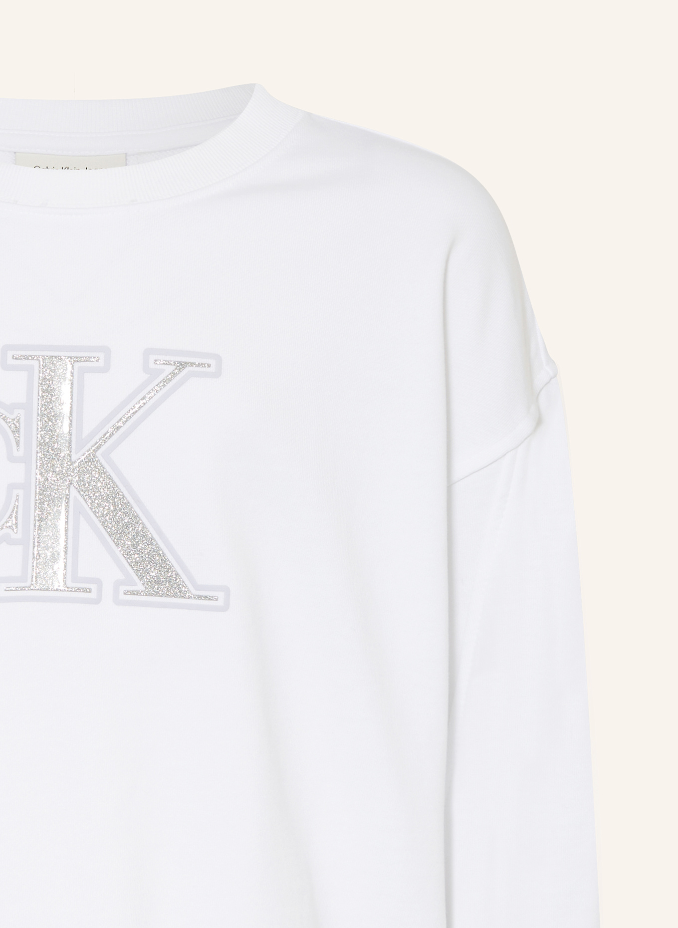 Calvin Klein Sweatshirt: WEISS