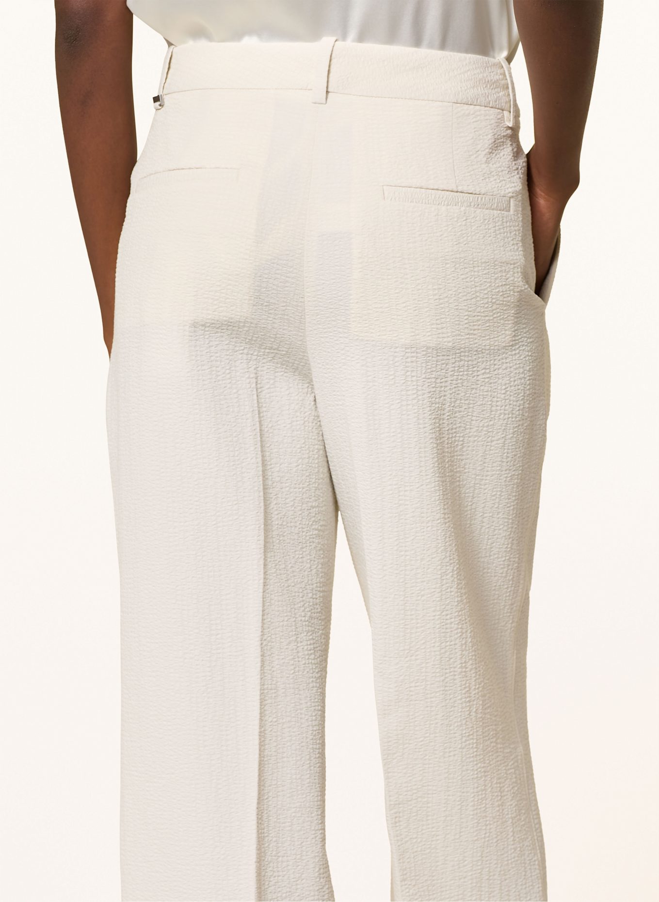 Calvin Klein Marlenehose, Farbe: ECRU (Bild 6)