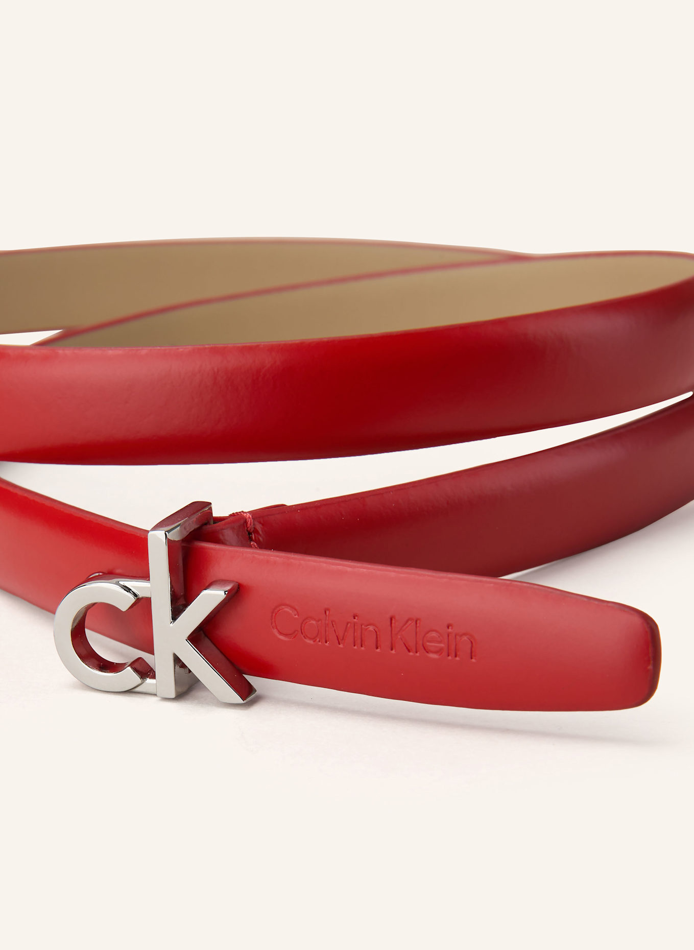 Calvin Klein Ledergürtel: ROT
