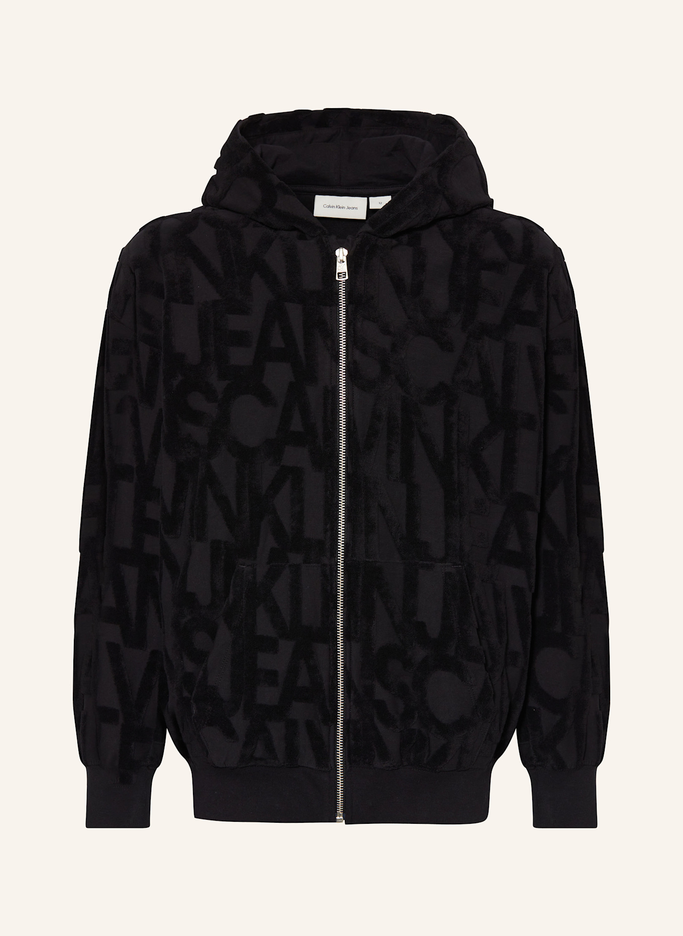 Calvin Klein Sweatjacke: SCHWARZ