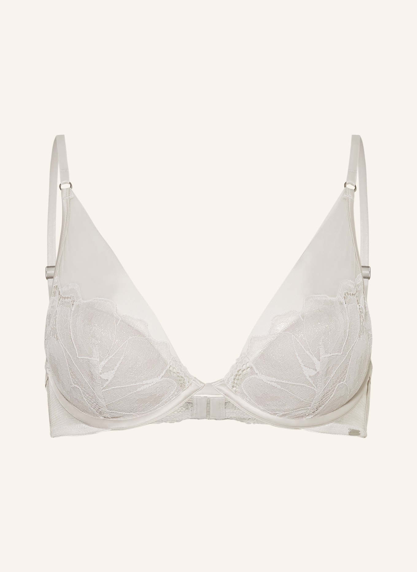 Calvin Klein Bügel-BH CK BLACK FLORAL LACE: CREME