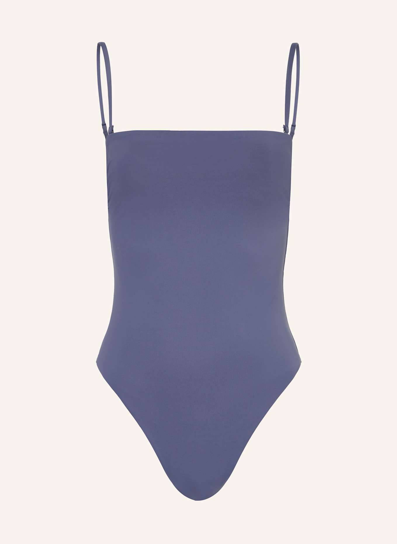 Calvin Klein Bandeau-Badeanzug CK ESSENTIALS: BLAUGRAU