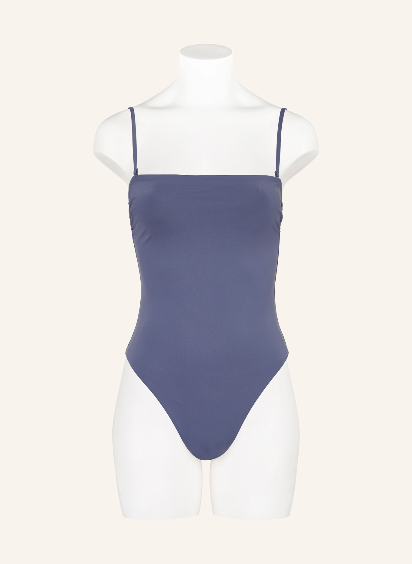 Calvin Klein Bandeau-Badeanzug CK ESSENTIALS: BLAUGRAU