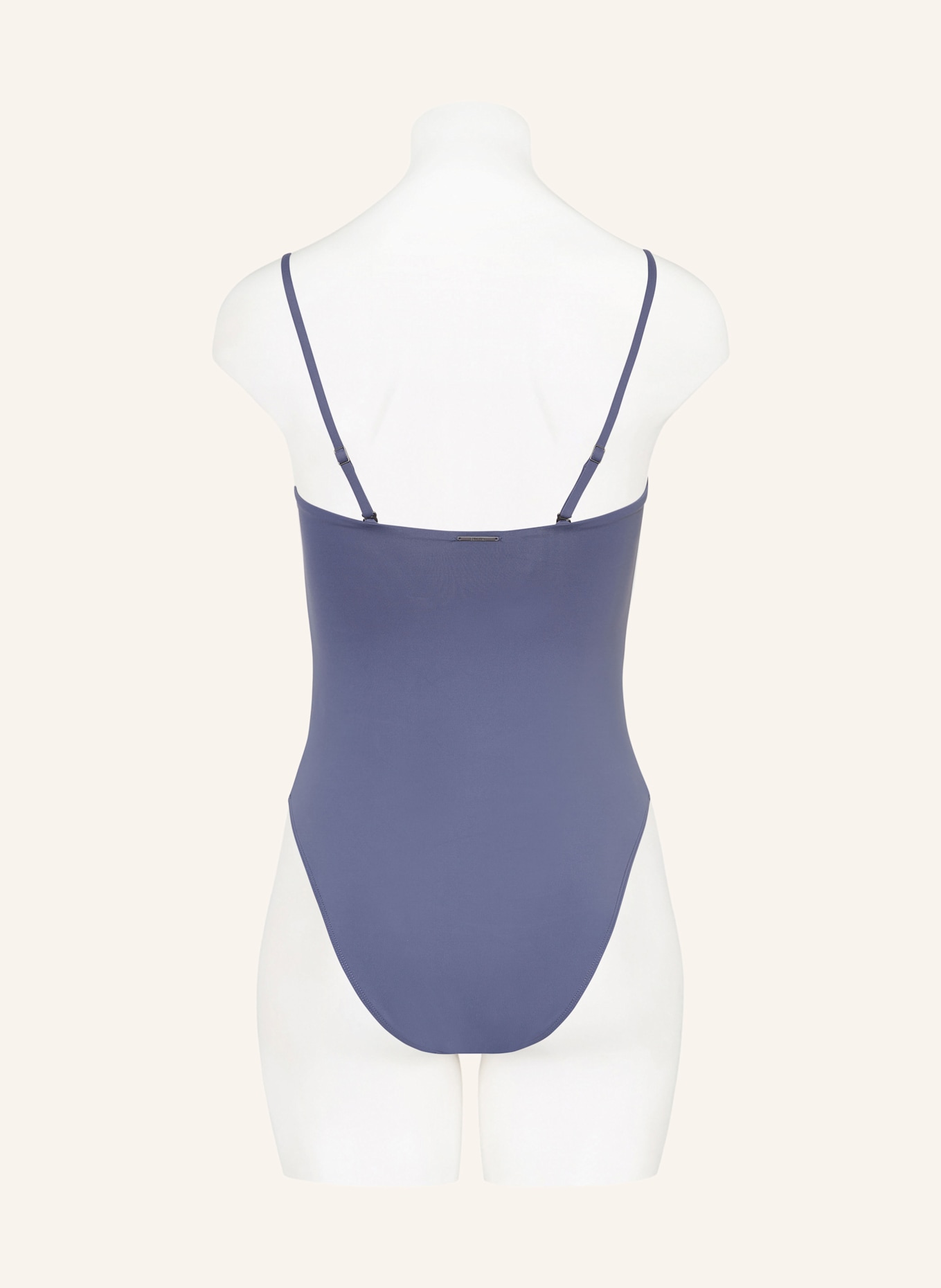 Calvin Klein Bandeau-Badeanzug CK ESSENTIALS: BLAUGRAU