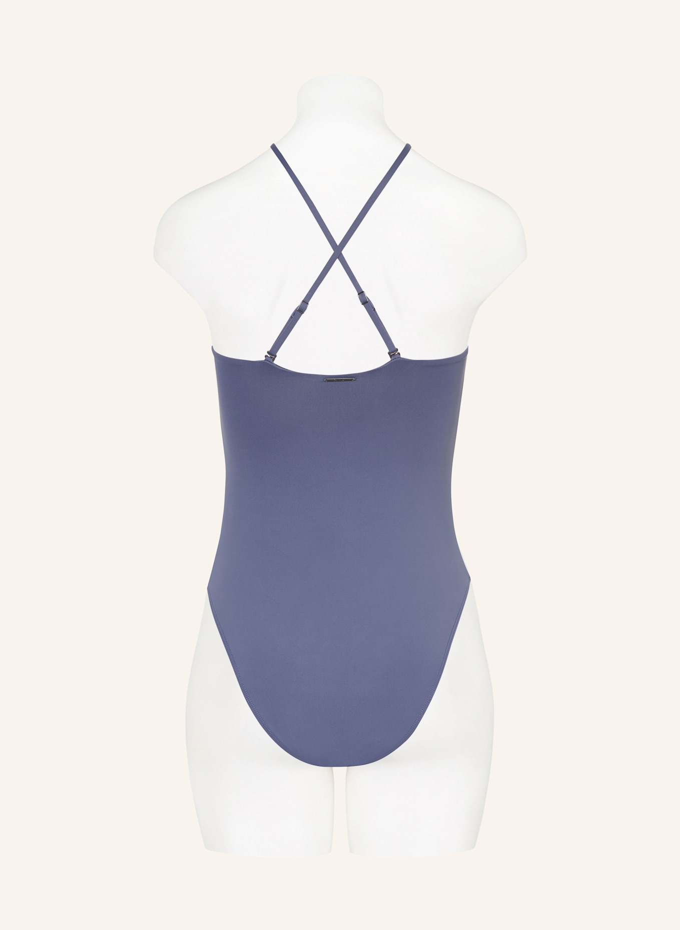 Calvin Klein Bandeau-Badeanzug CK ESSENTIALS: BLAUGRAU