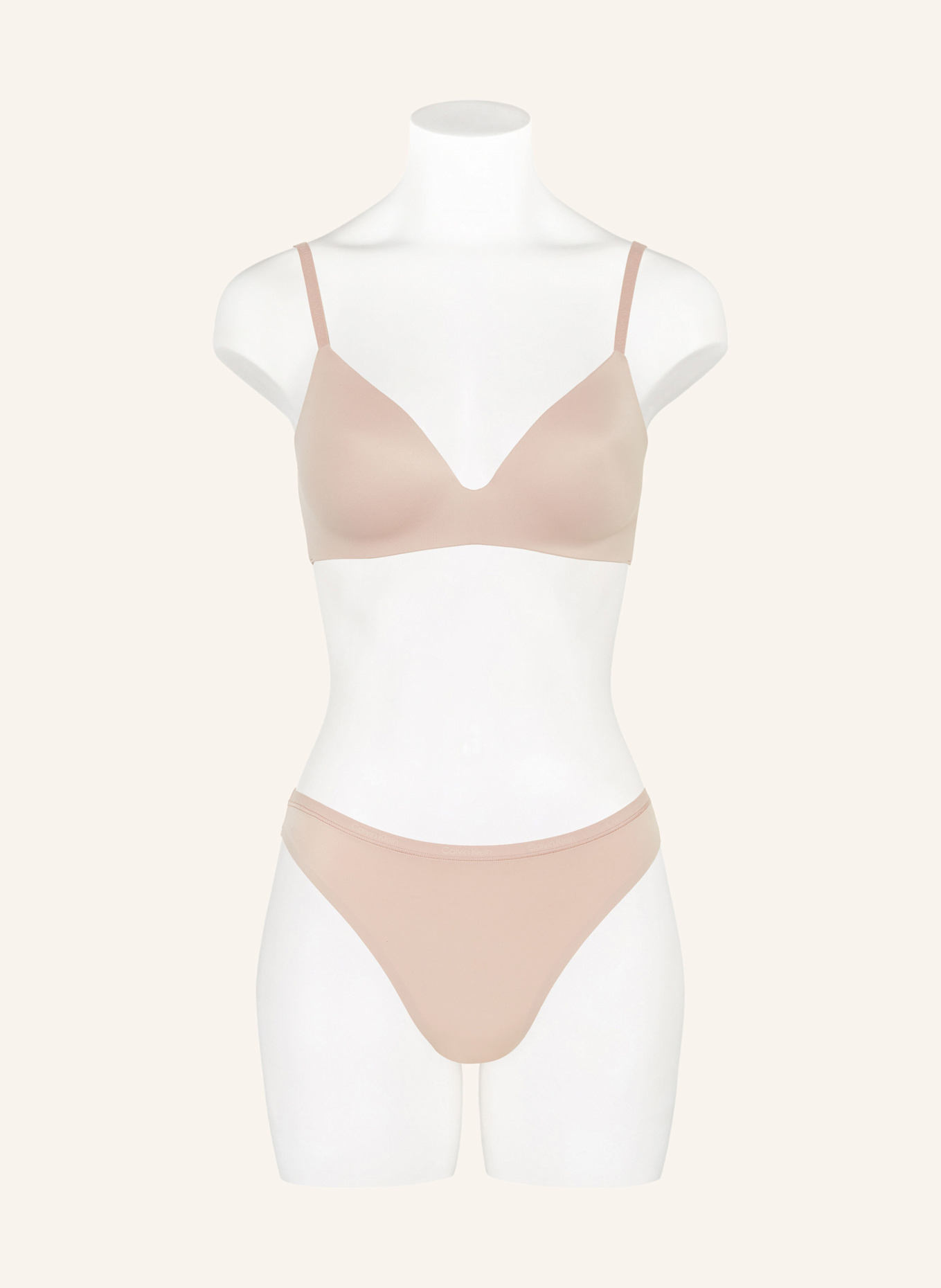 Calvin Klein Kalhotky PERFECTLY FIT: BÉŽOVÁ